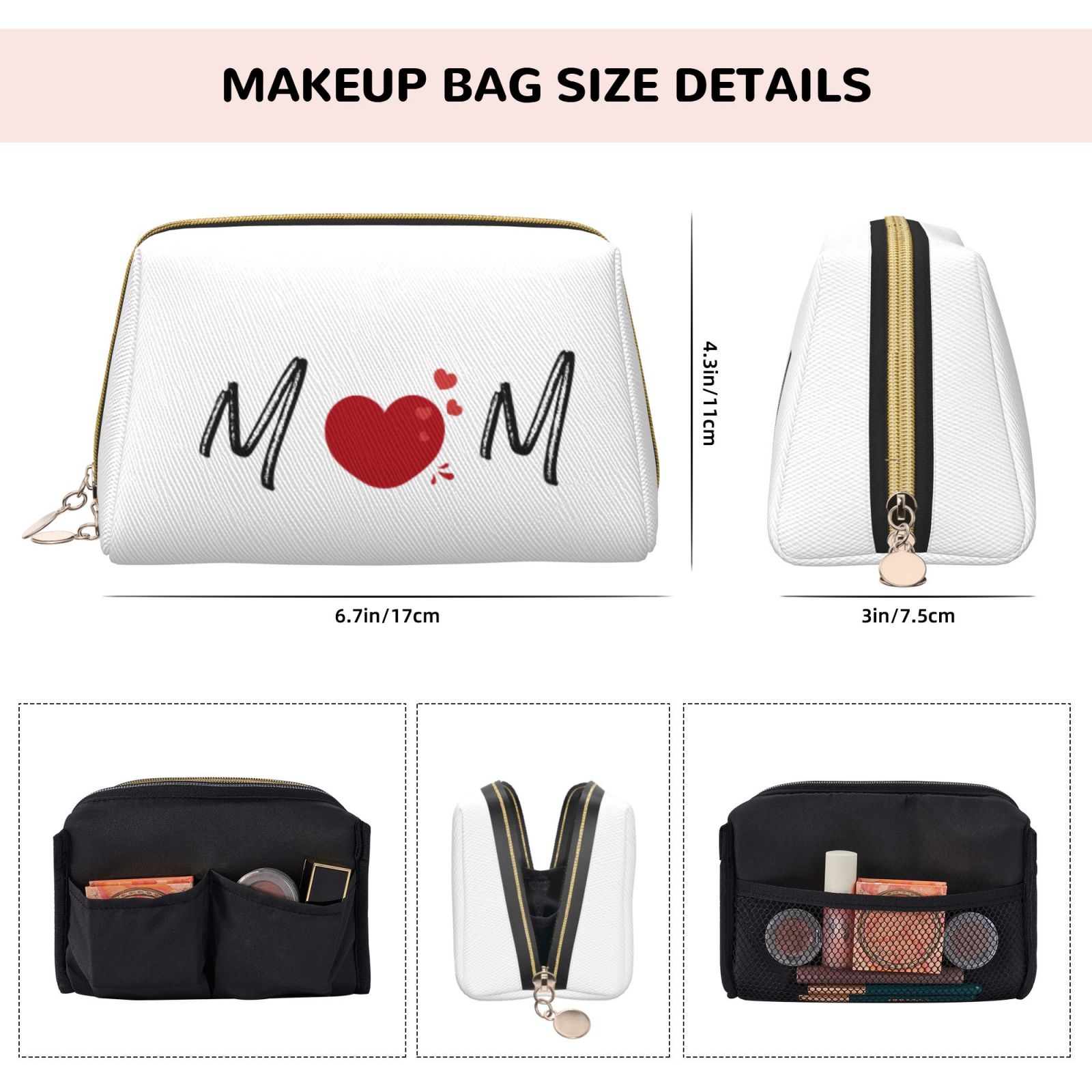 Leather Makeup Bag