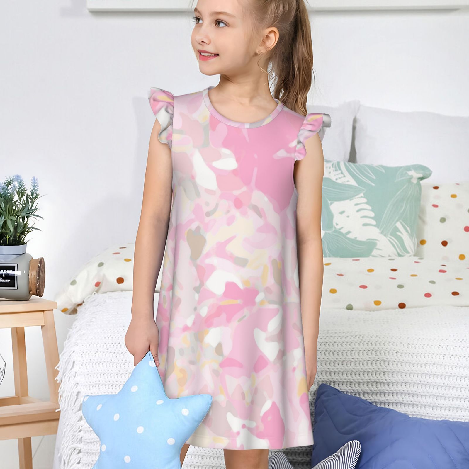 Girls Nightgowns Pajamas Dress