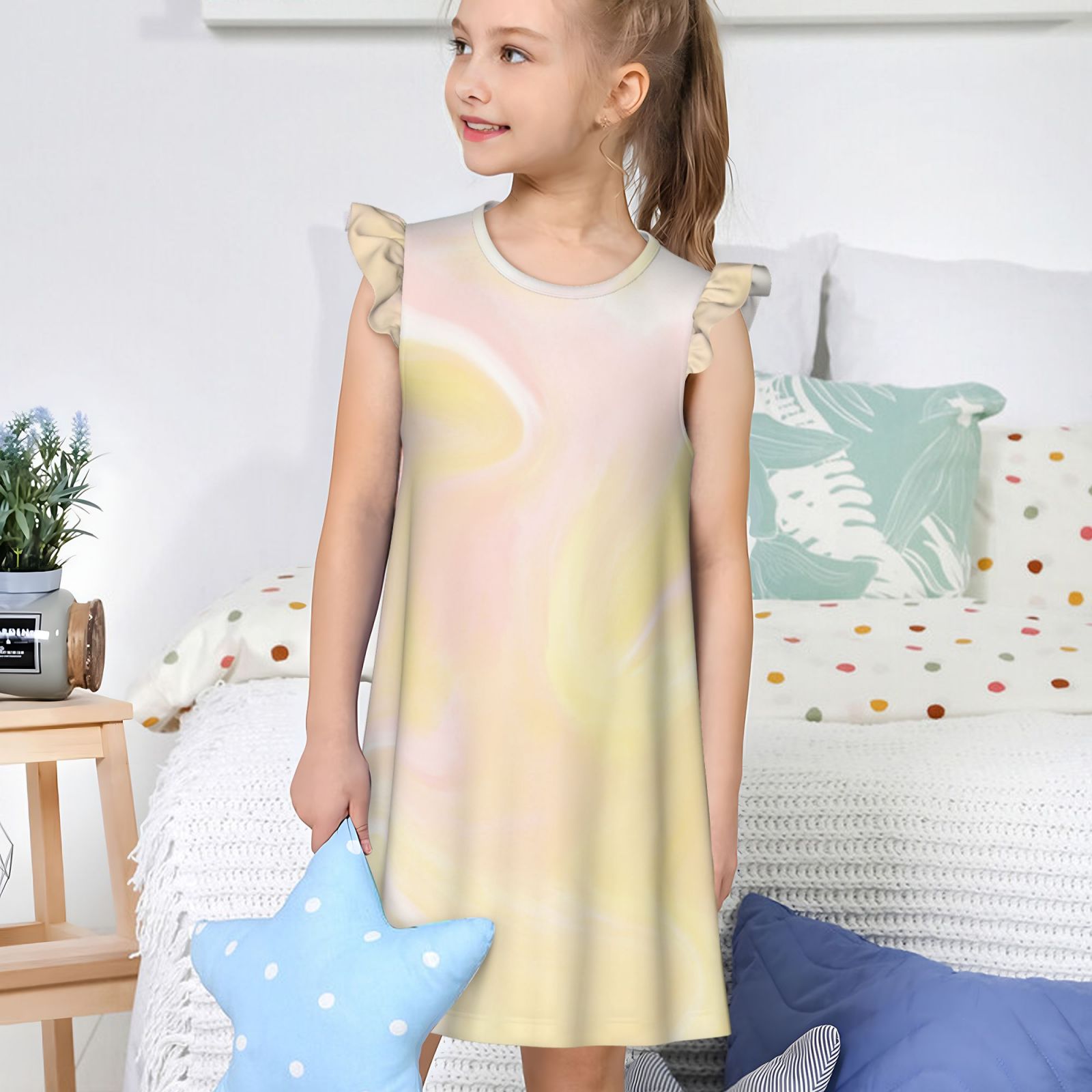 Girls Nightgowns Pajamas Dress