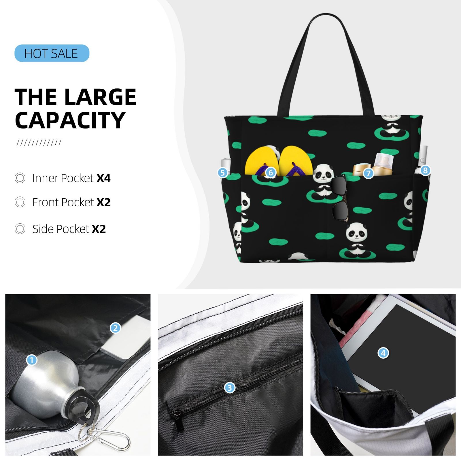 Large Capacity Beach Travel Bag