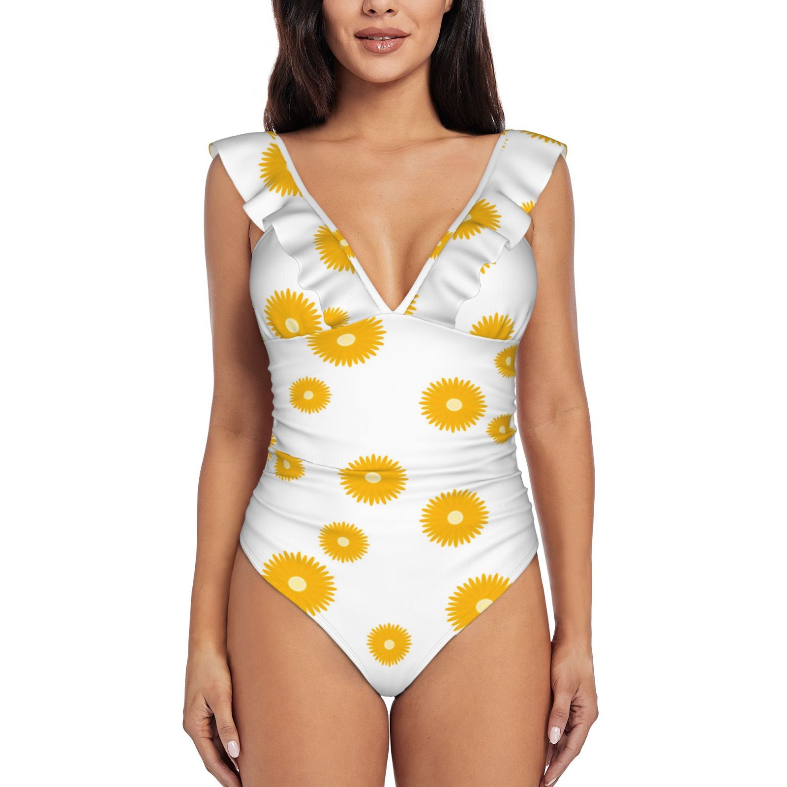 Women's Ruffle One Piece Swimsuit