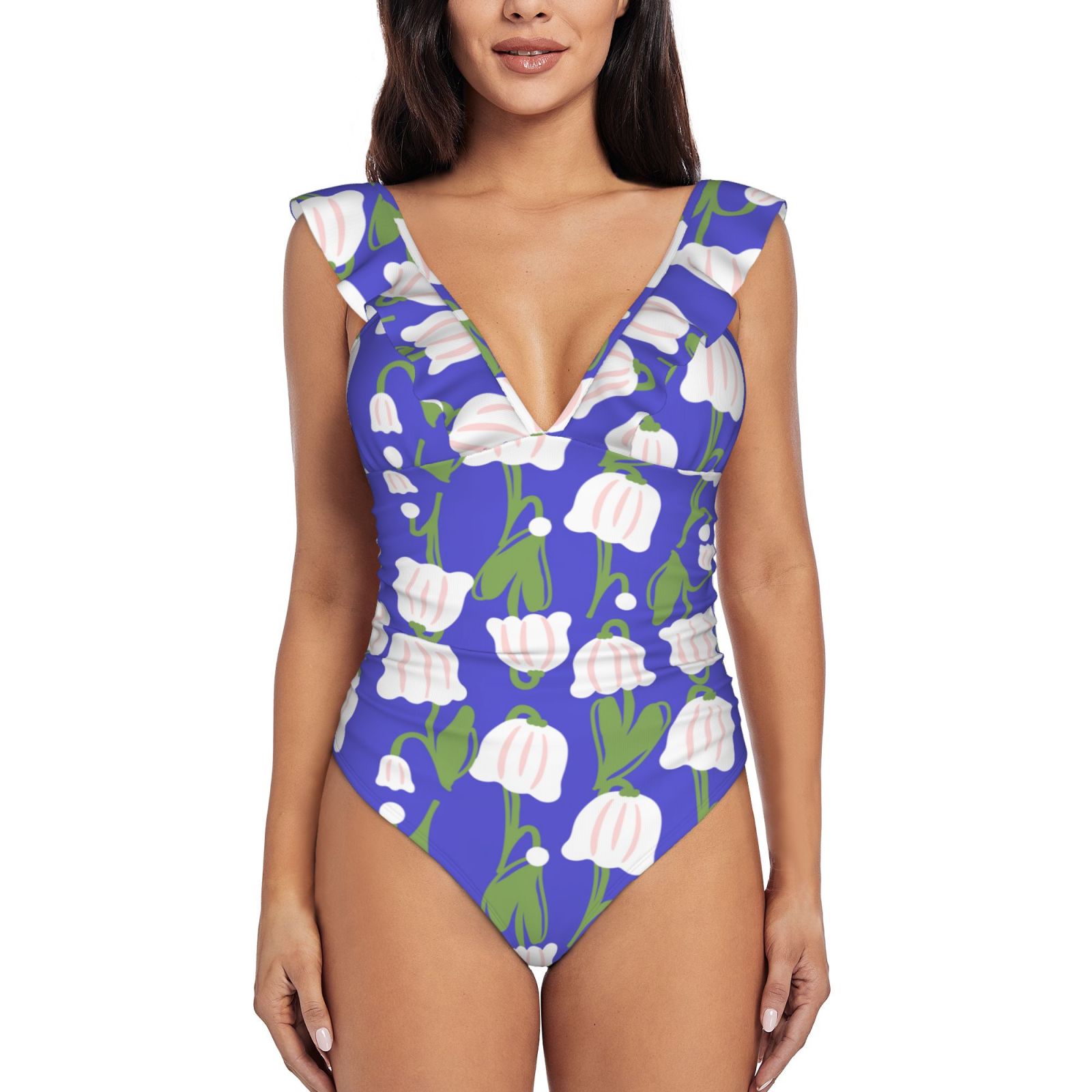 Women's Ruffle One Piece Swimsuit