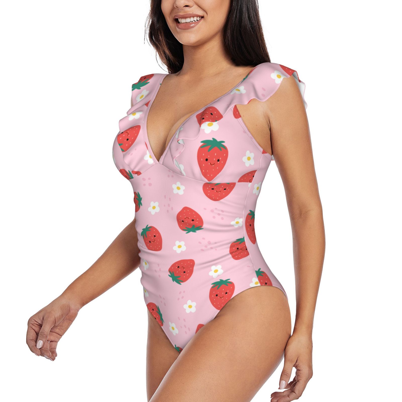 Women's Ruffle One Piece Swimsuit