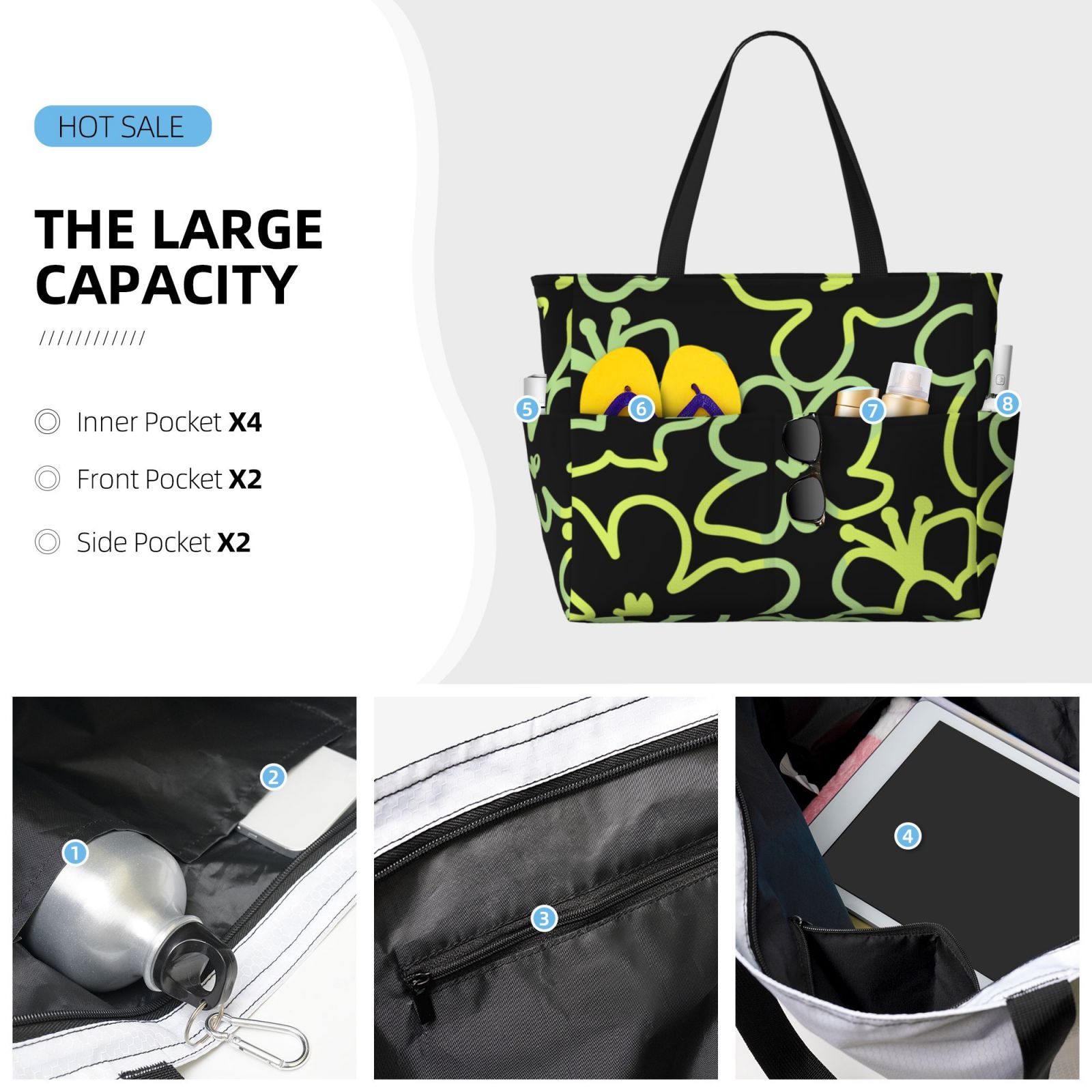 Large Capacity Beach Travel Bag