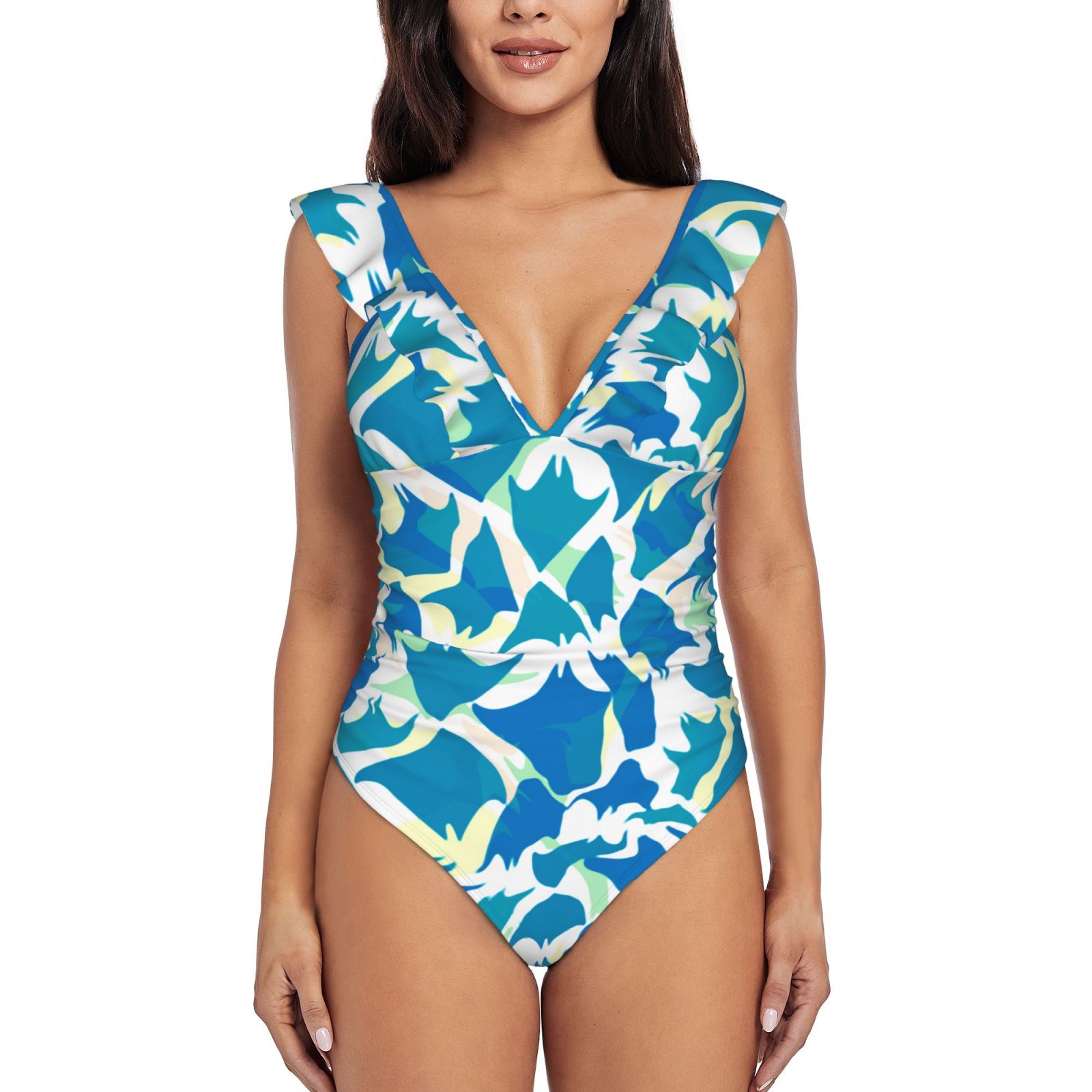 Women's Ruffle One Piece Swimsuit