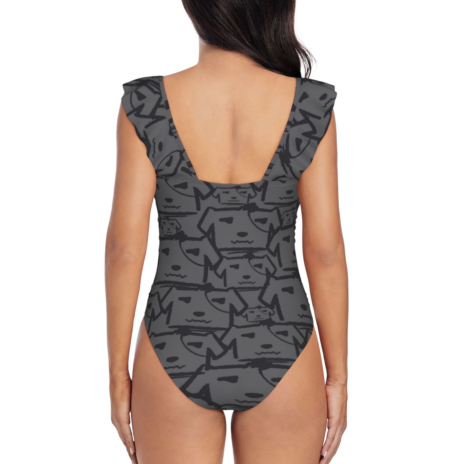 Women's Ruffle One Piece Swimsuit