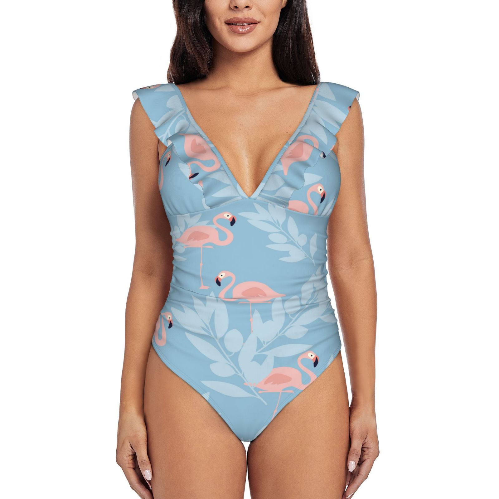 Women's Ruffle One Piece Swimsuit