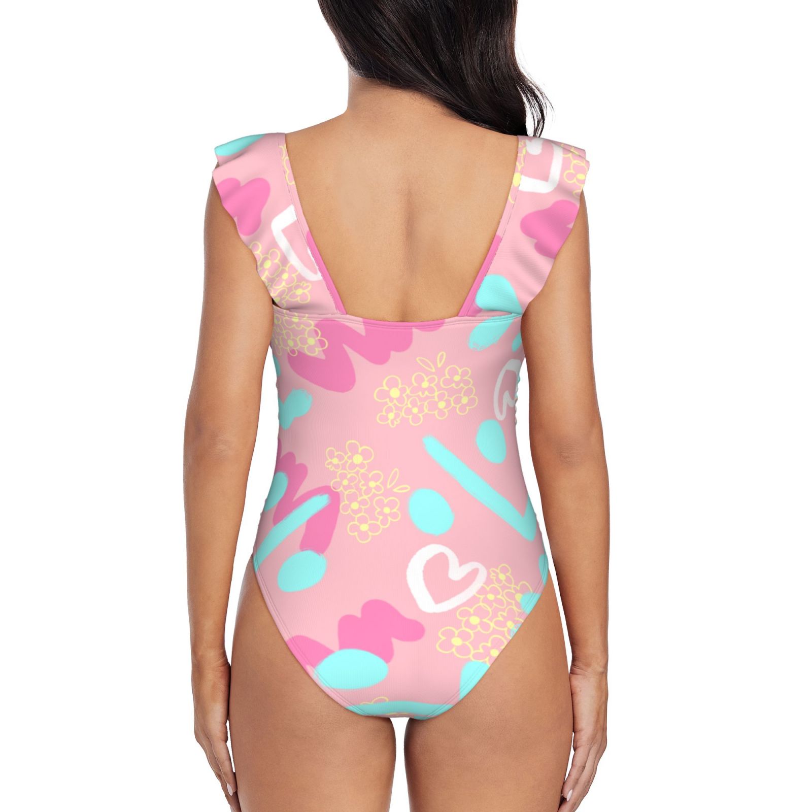 Women's Ruffle One Piece Swimsuit