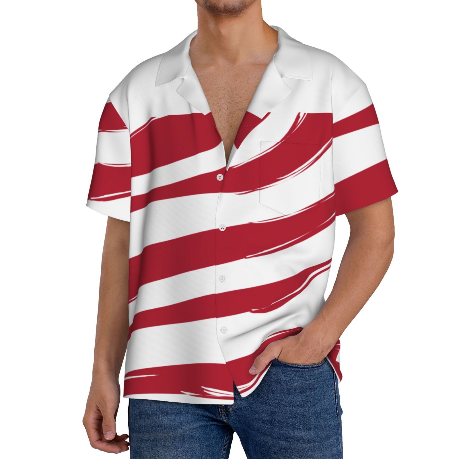 Men's Casual Short-sleeved Shirt