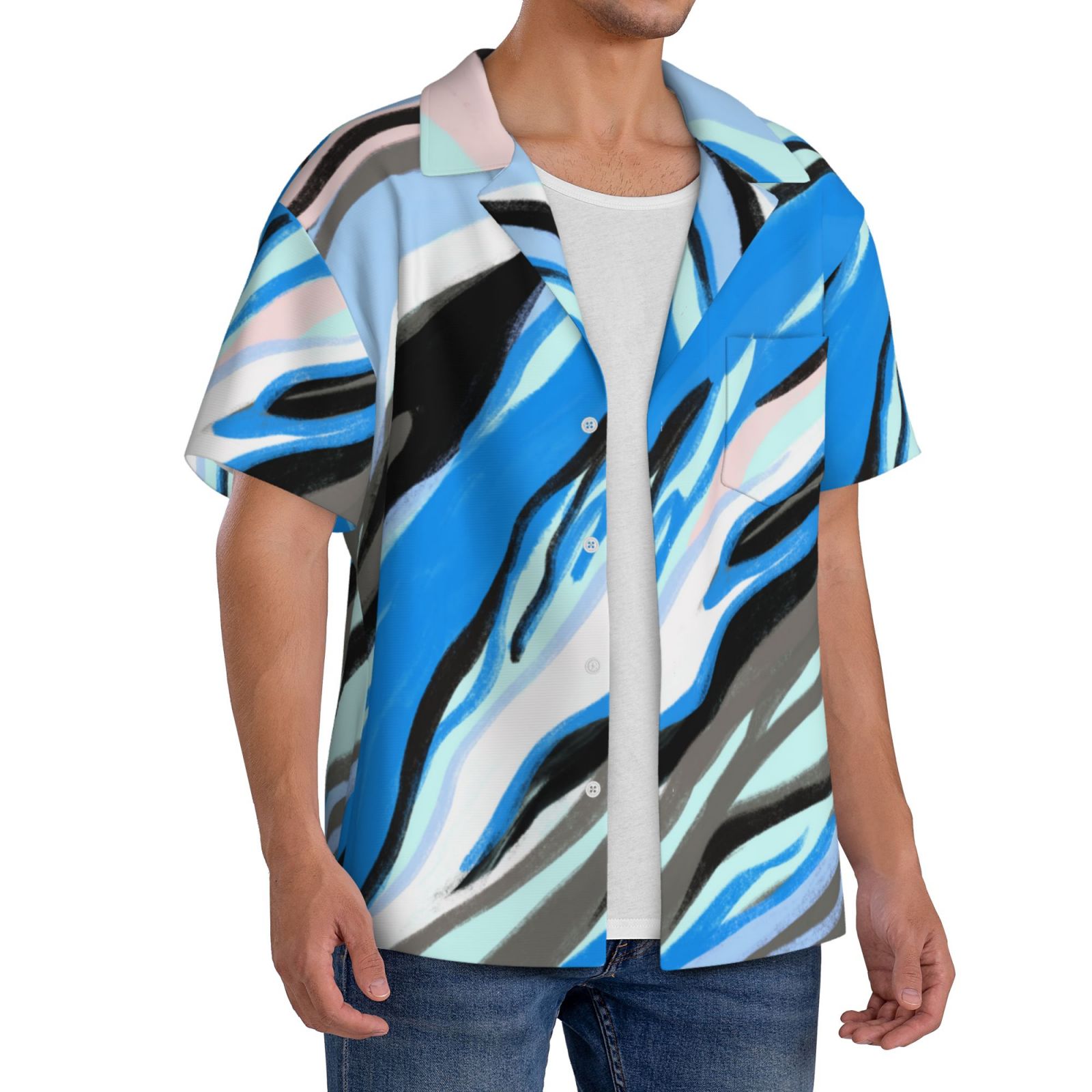 Men's Casual Short-sleeved Shirt