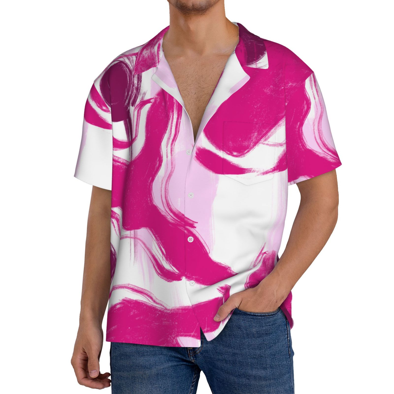 Men's Casual Short-sleeved Shirt