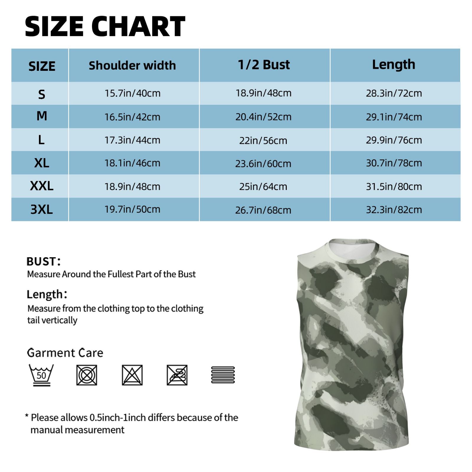 Men's Sleeveless T-shirt