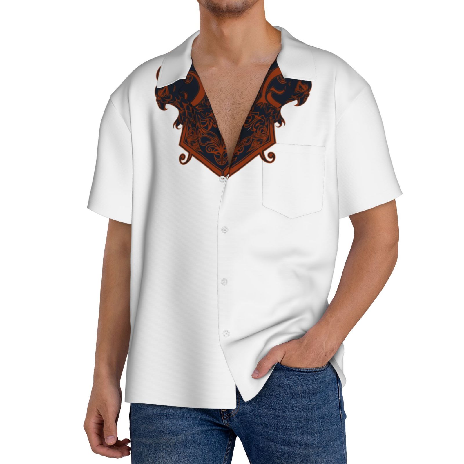 Men's Casual Short-sleeved Shirt