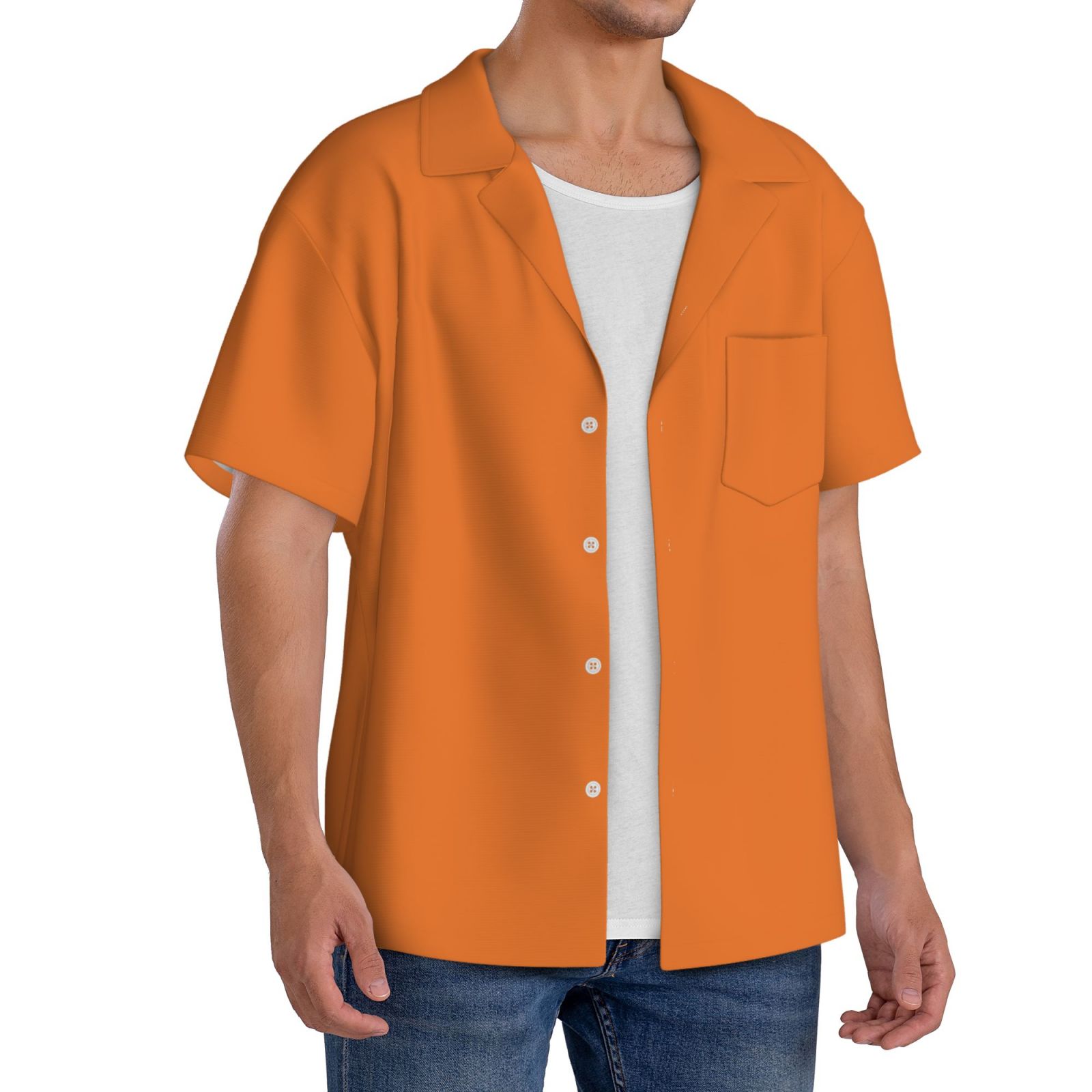 Men's Casual Short-sleeved Shirt