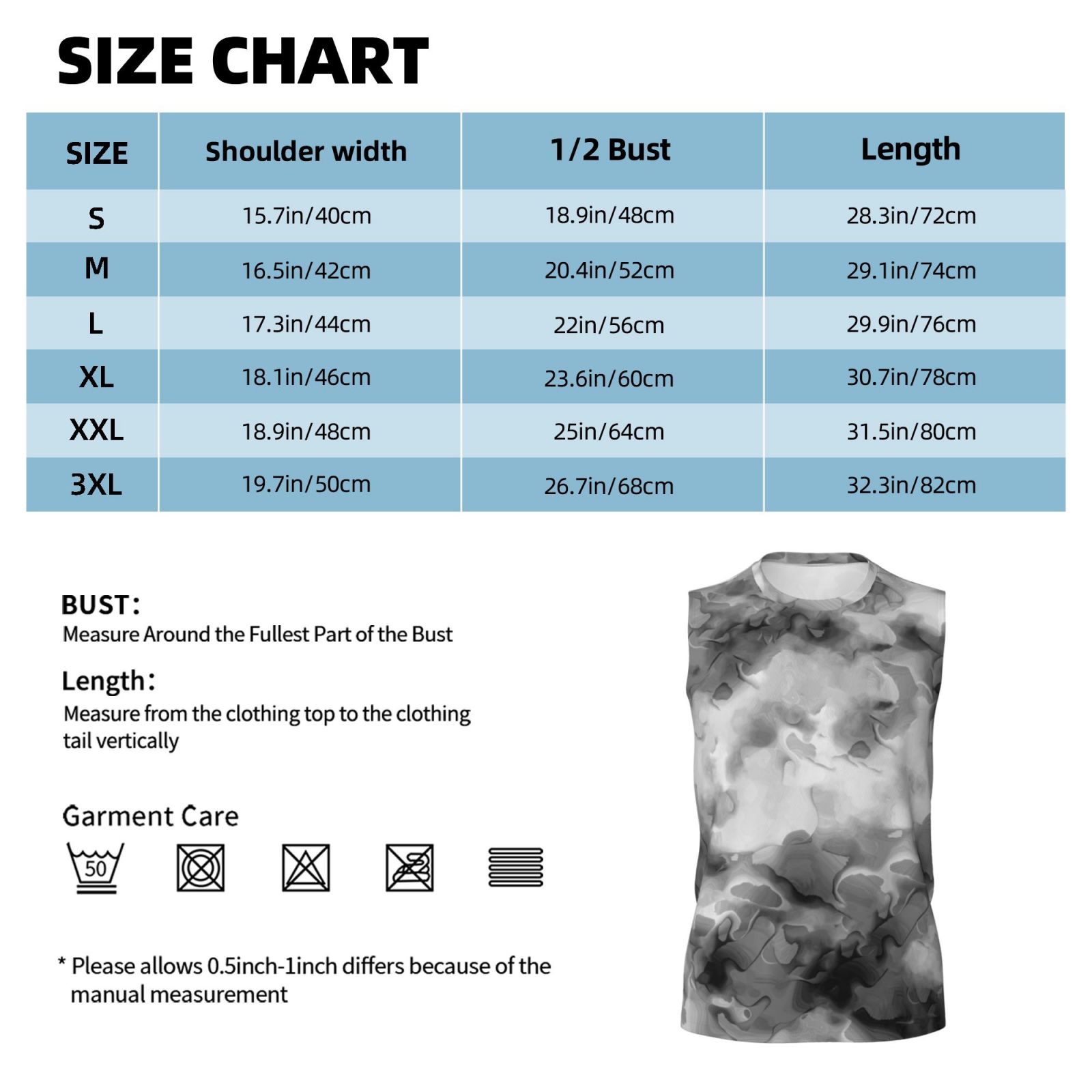 Men's Sleeveless T-shirt