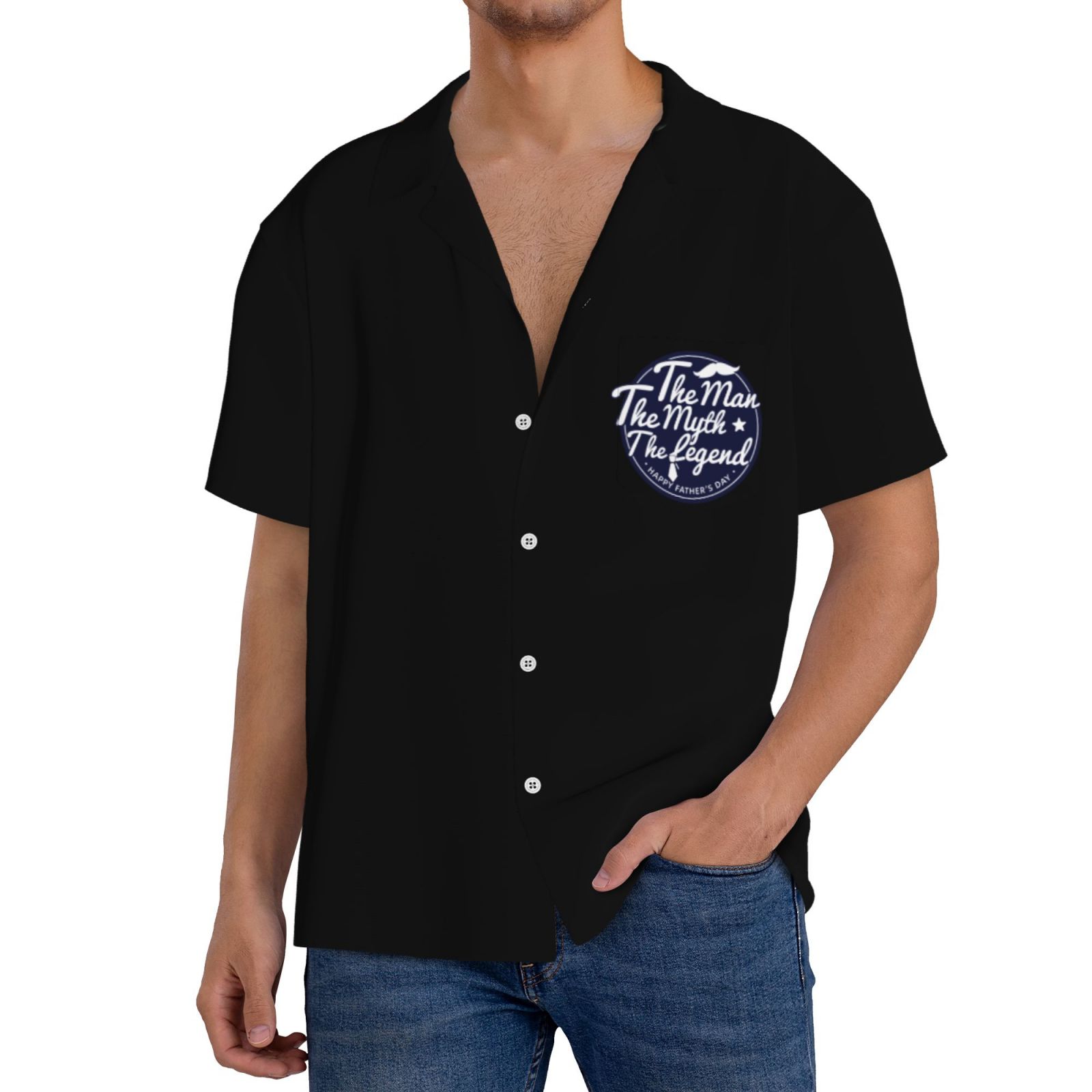 Men's Casual Short-sleeved Shirt