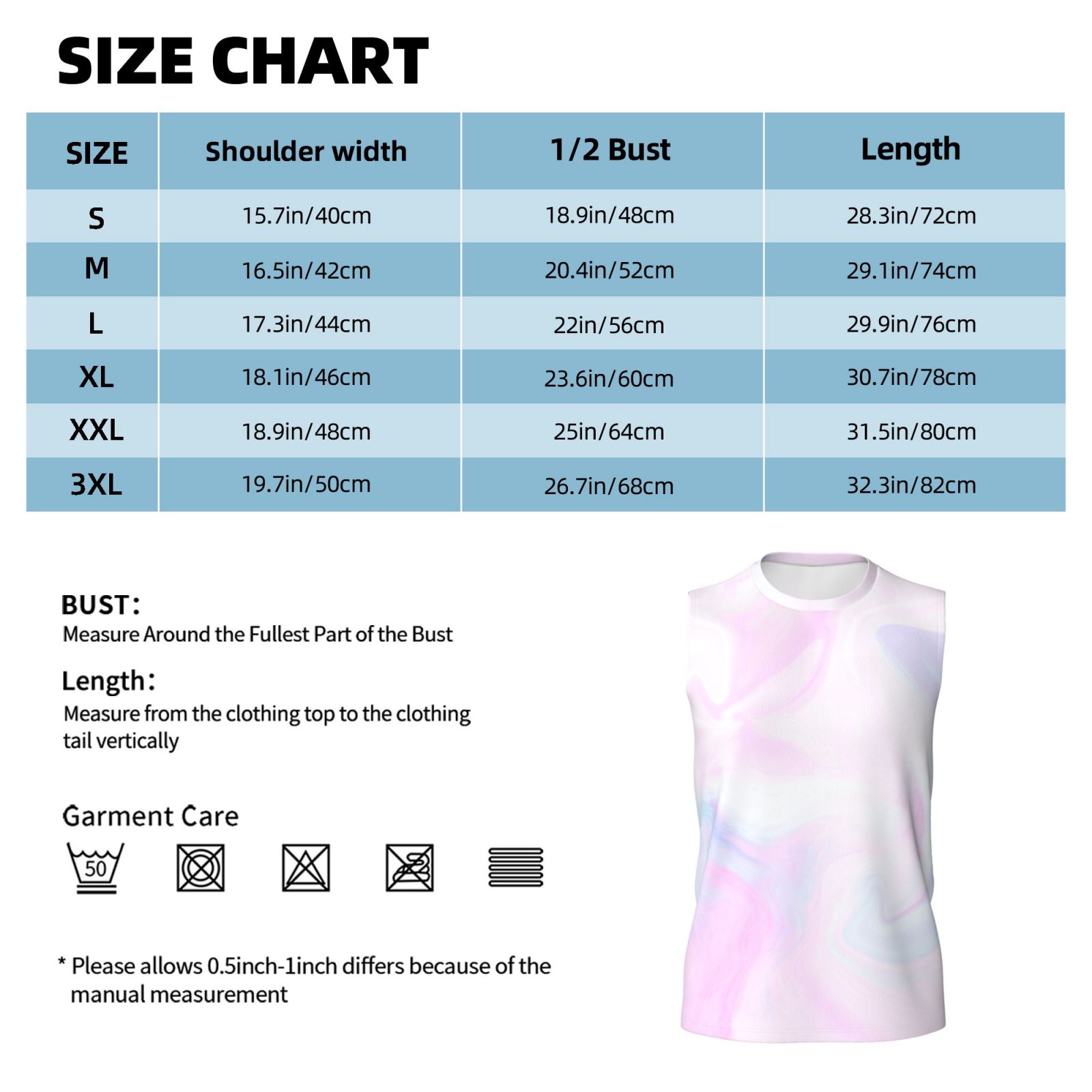 Men's Sleeveless T-shirt