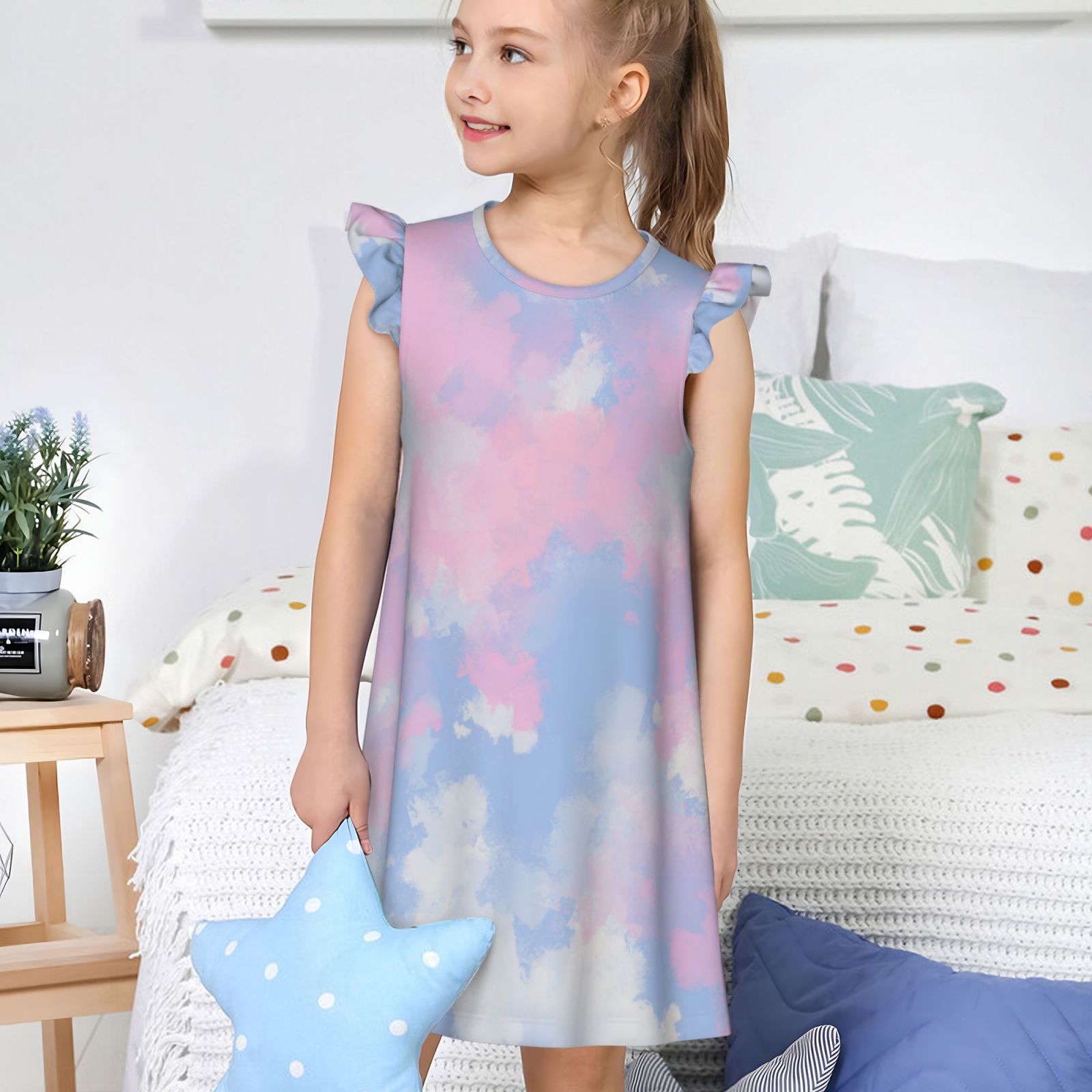 Girls Nightgowns Pajamas Dress