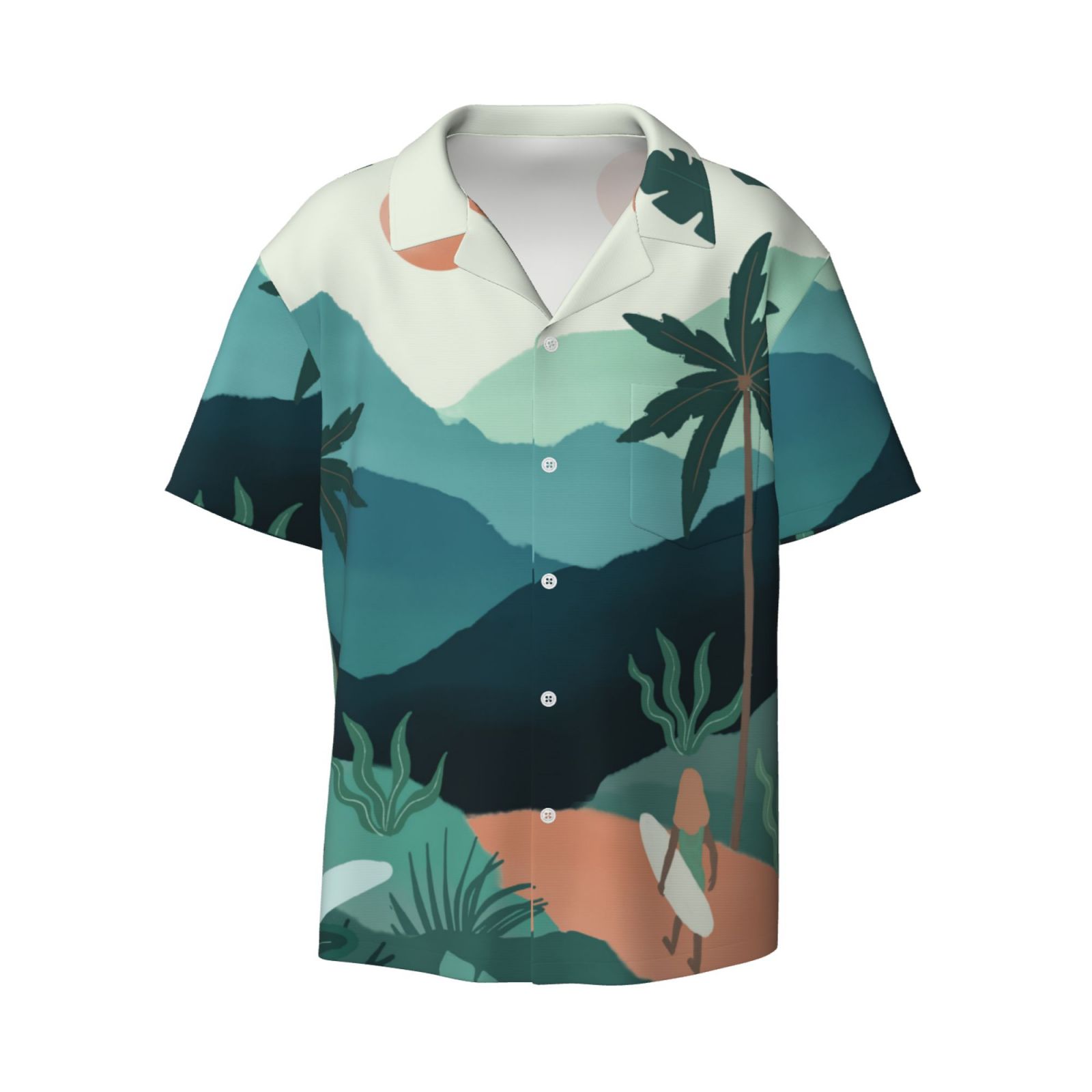 Men's Casual Short-sleeved Shirt