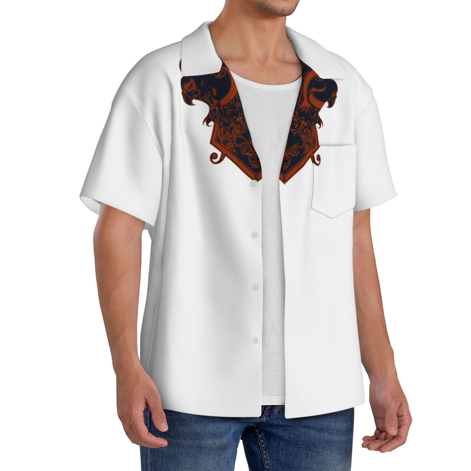 Men's Casual Short-sleeved Shirt