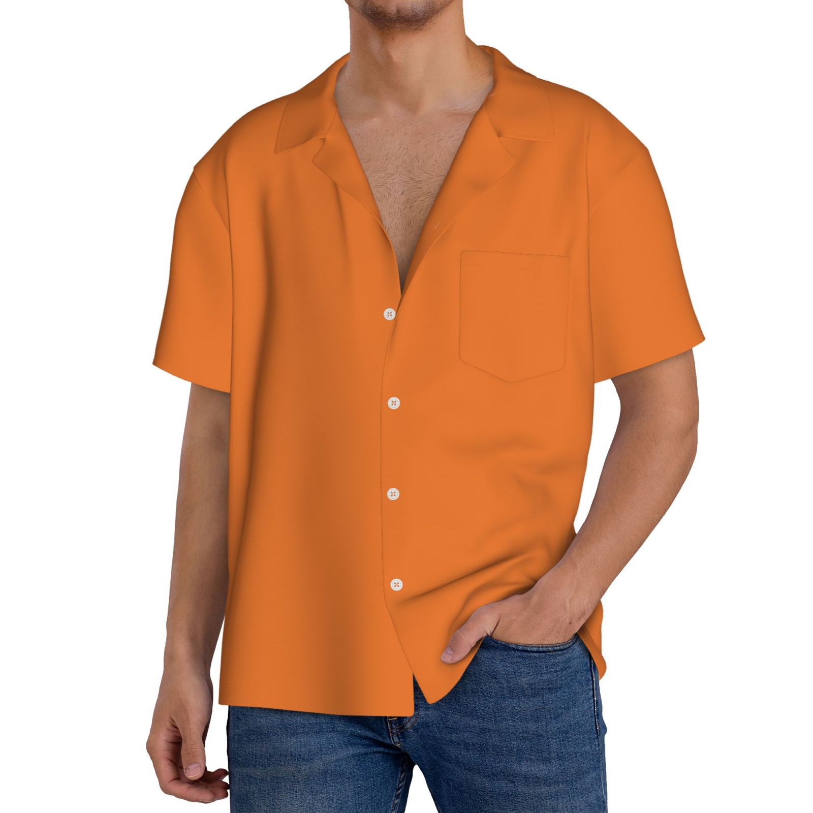 Men's Casual Short-sleeved Shirt