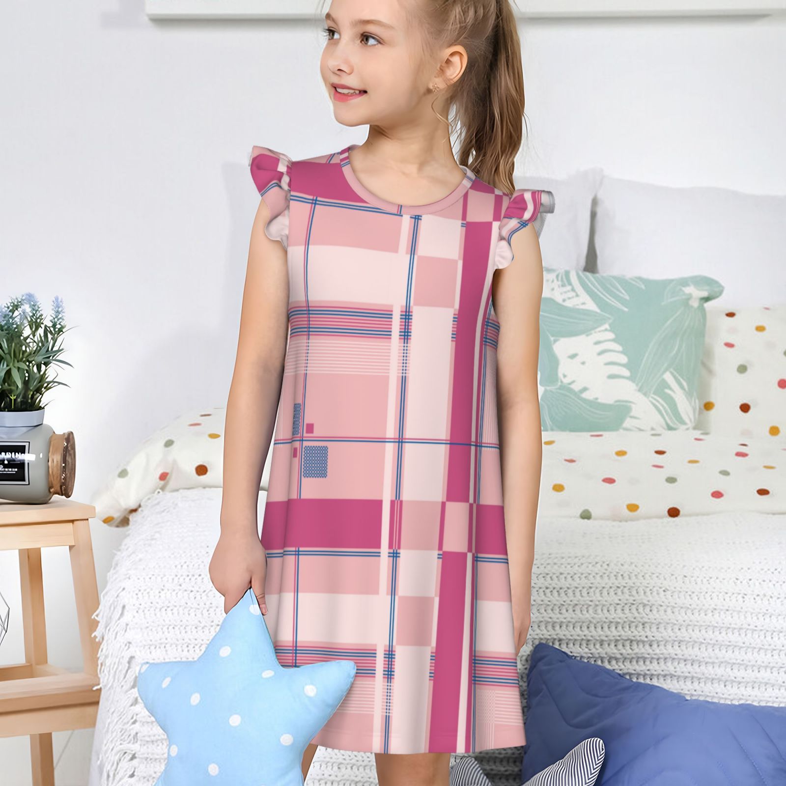 Girls Nightgowns Pajamas Dress