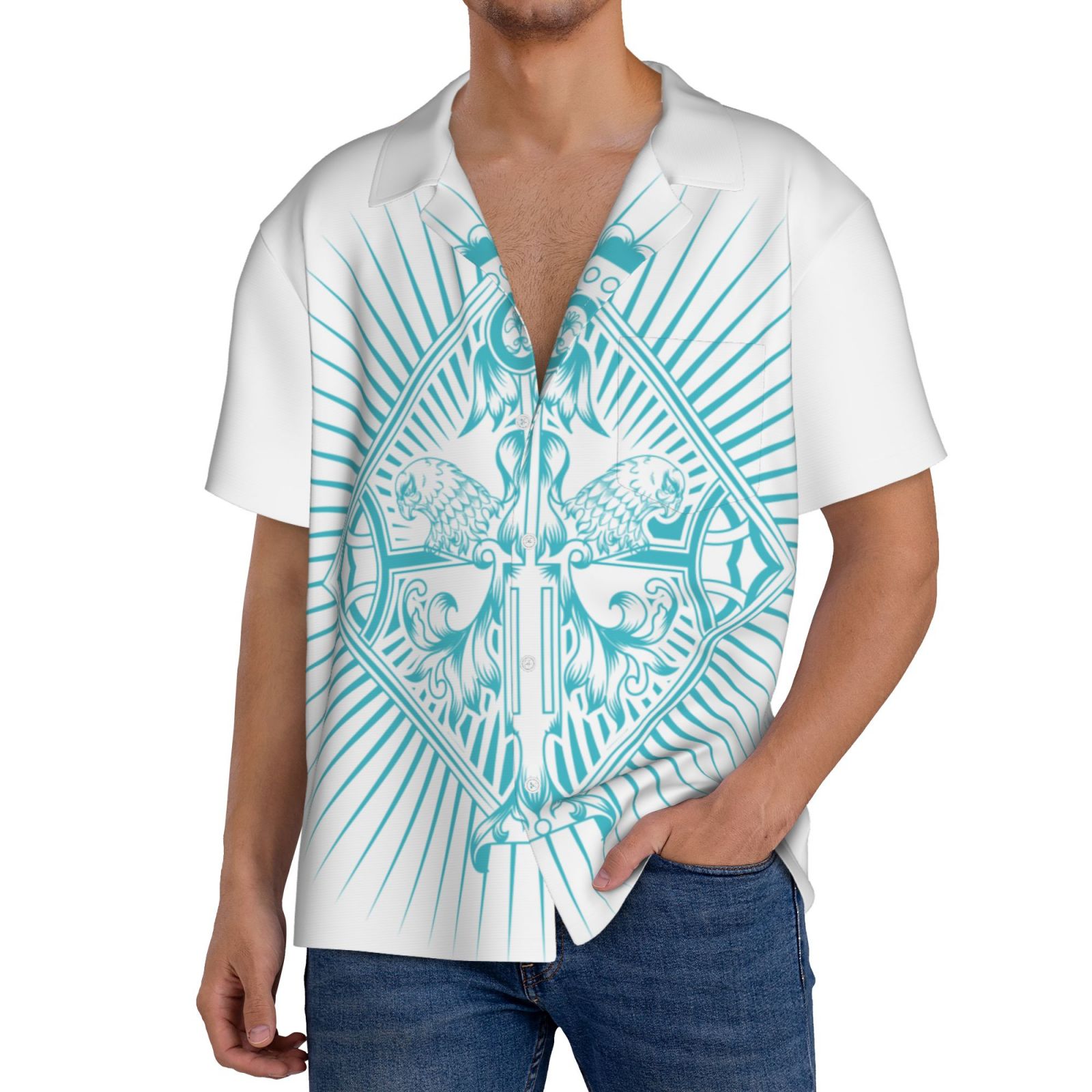 Men's Casual Short-sleeved Shirt