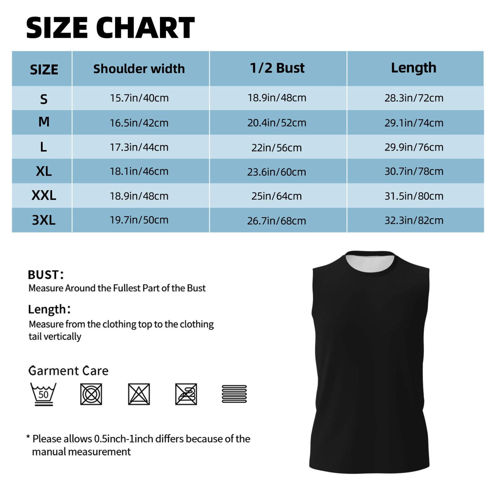 Men's Sleeveless T-shirt