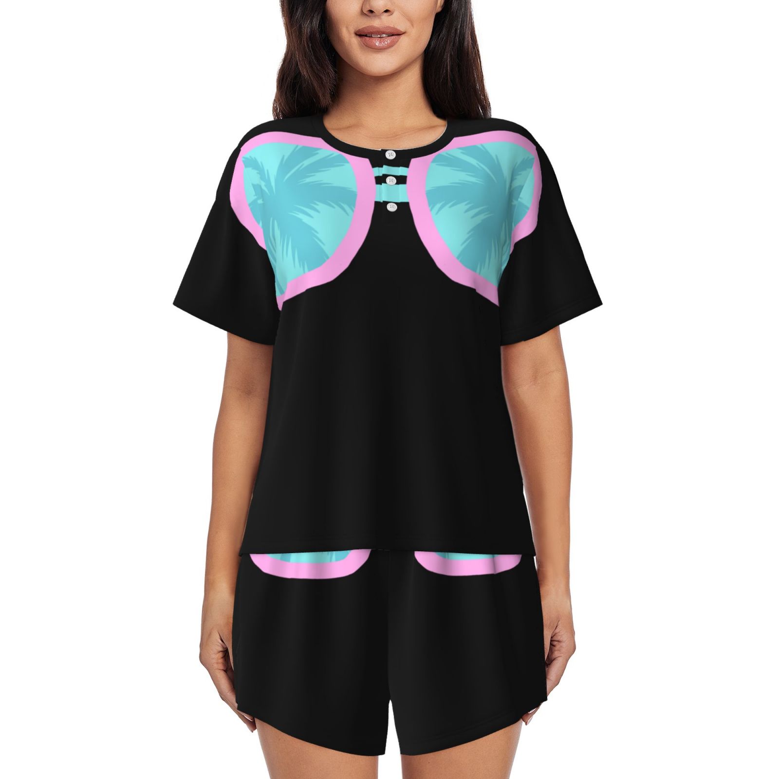 Women's Short-Sleeved Pajama