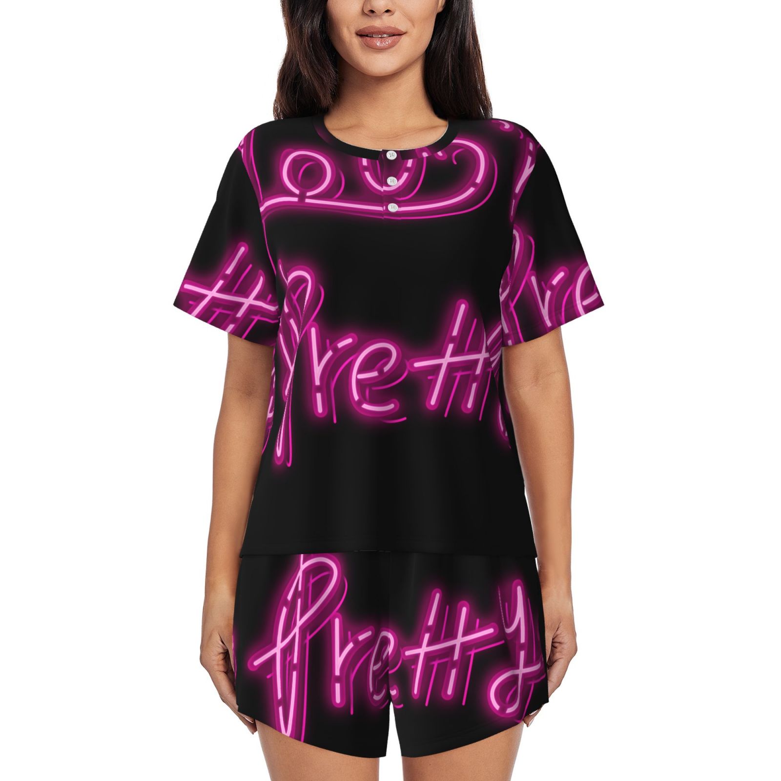 Women's Short-Sleeved Pajama