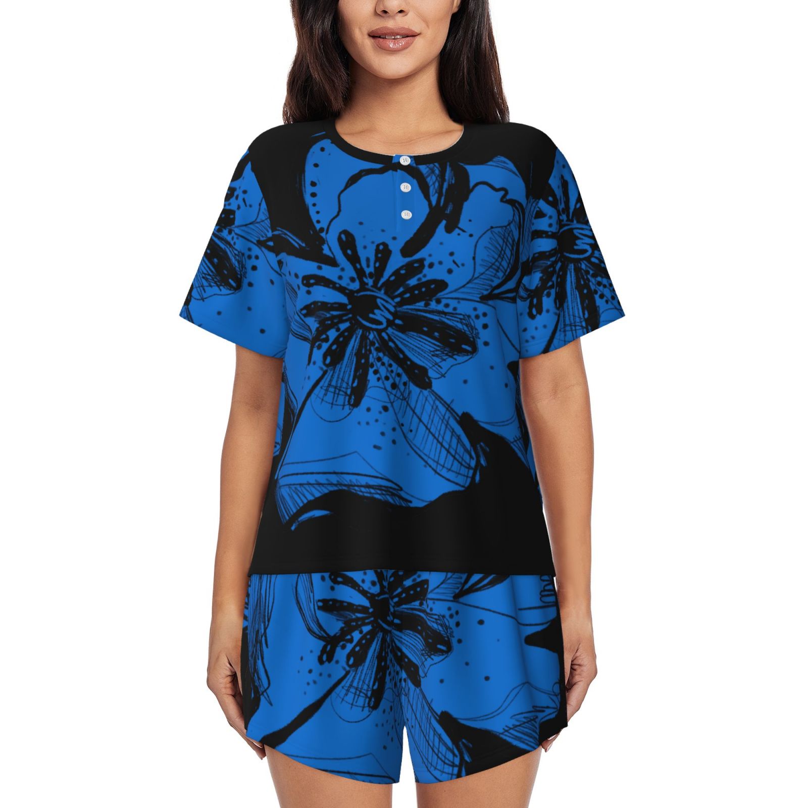 Women's Short-Sleeved Pajama