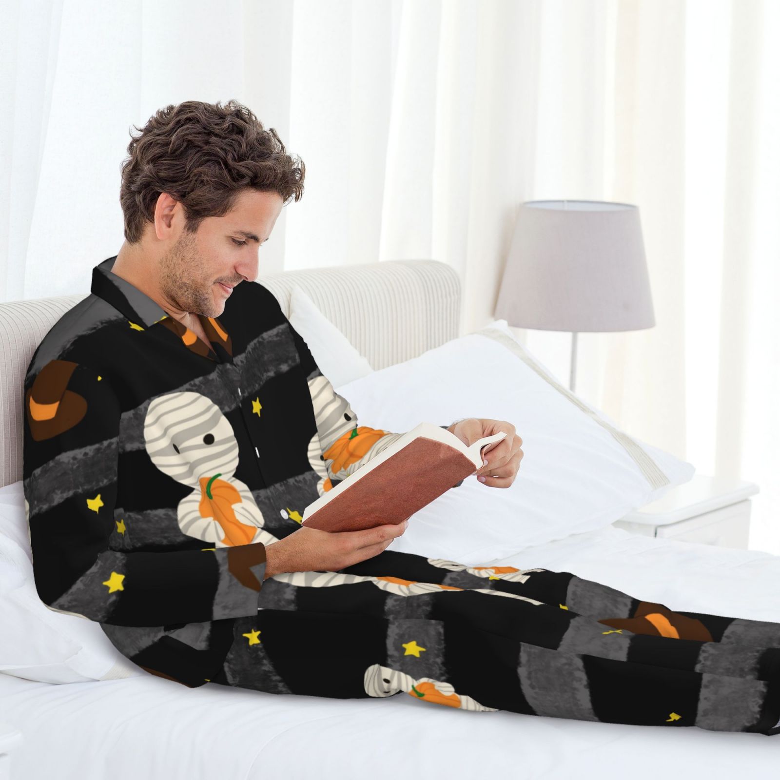 Men's Long-Sleeved Pajama Set