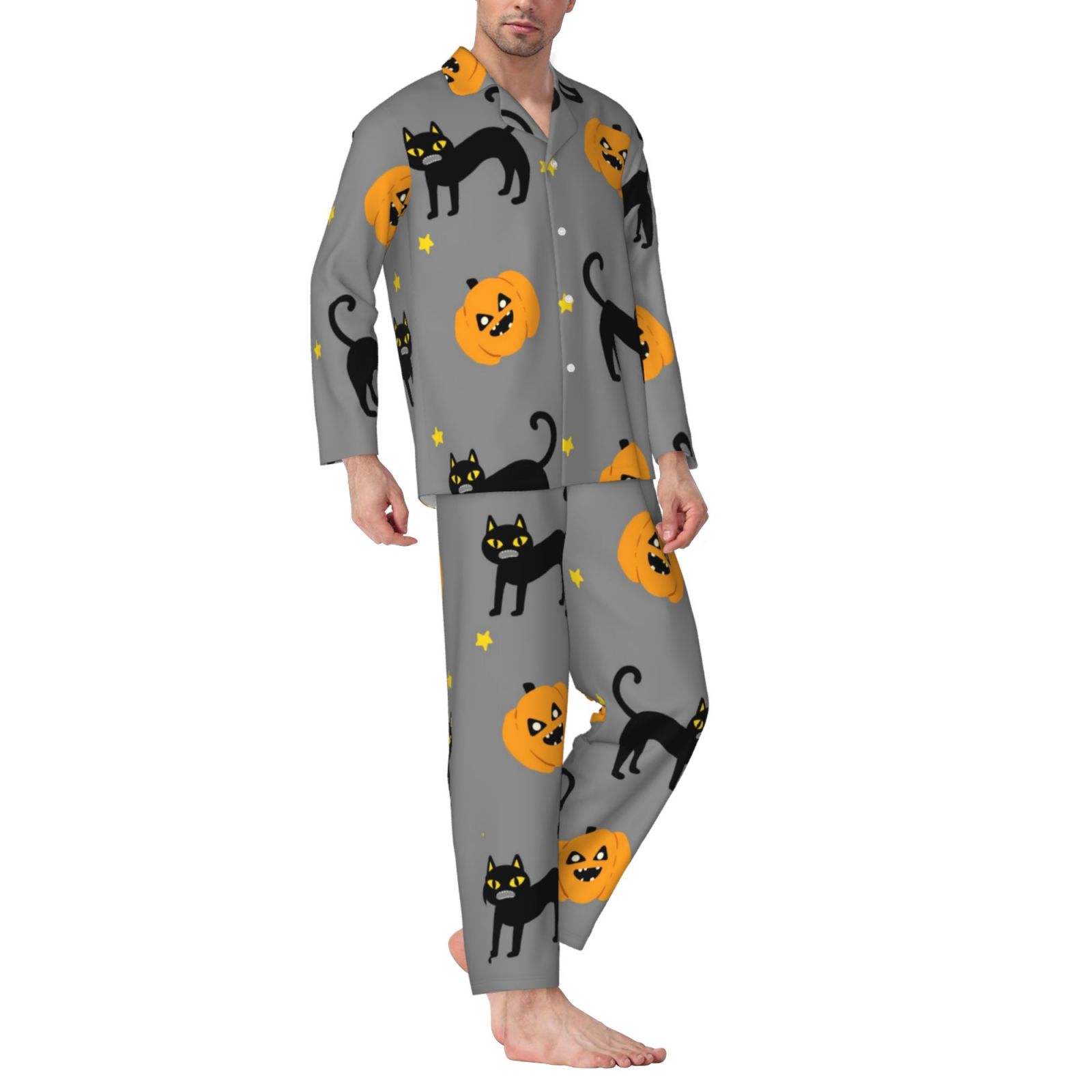 Men's Long-Sleeved Pajama Set