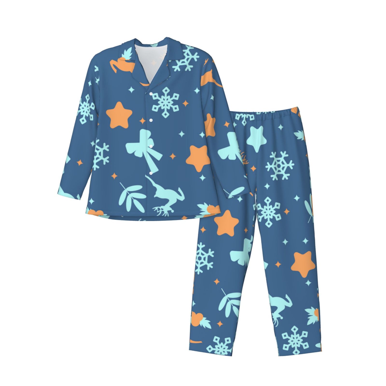 Men's Long-Sleeved Pajama Set