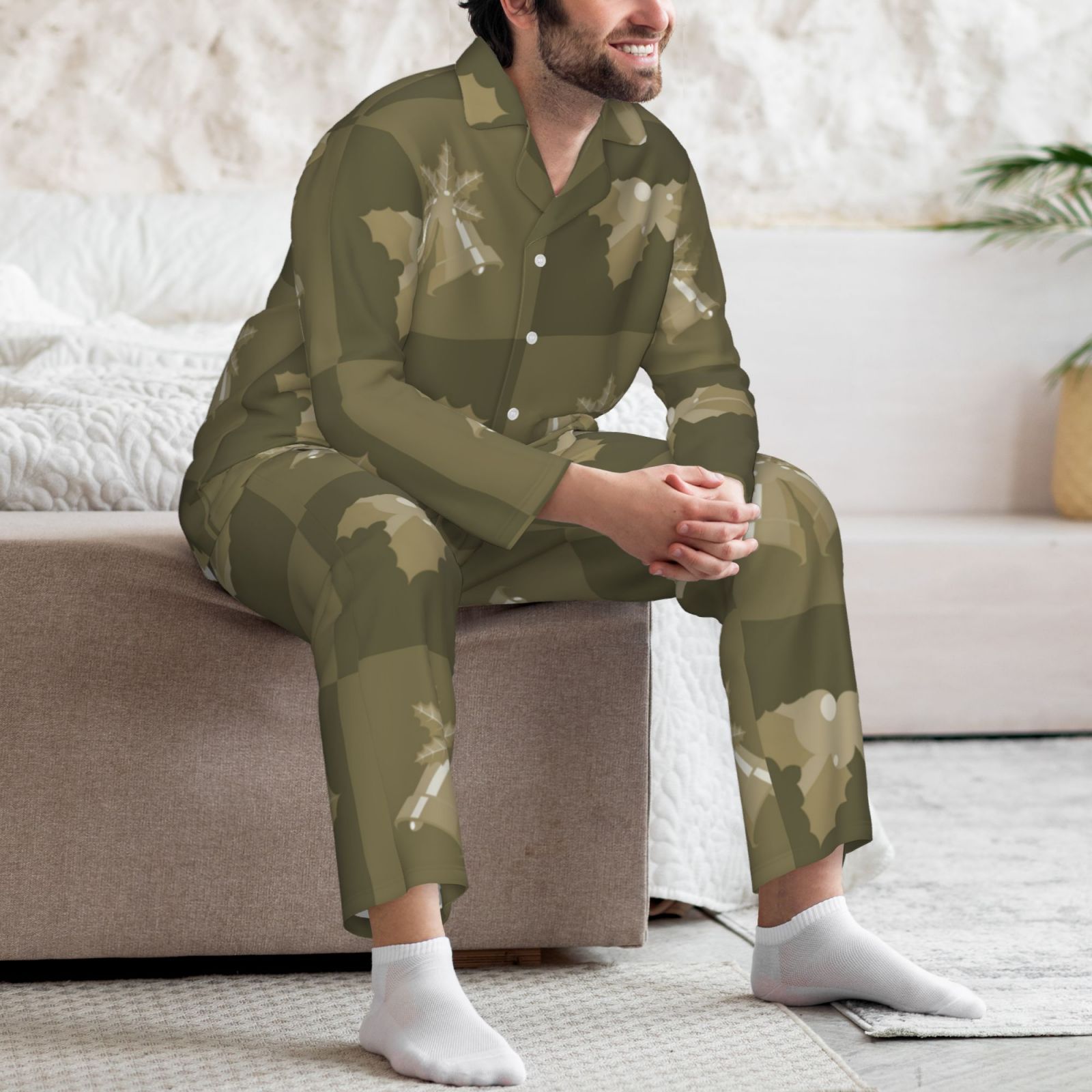 Men's Long-Sleeved Pajama Set