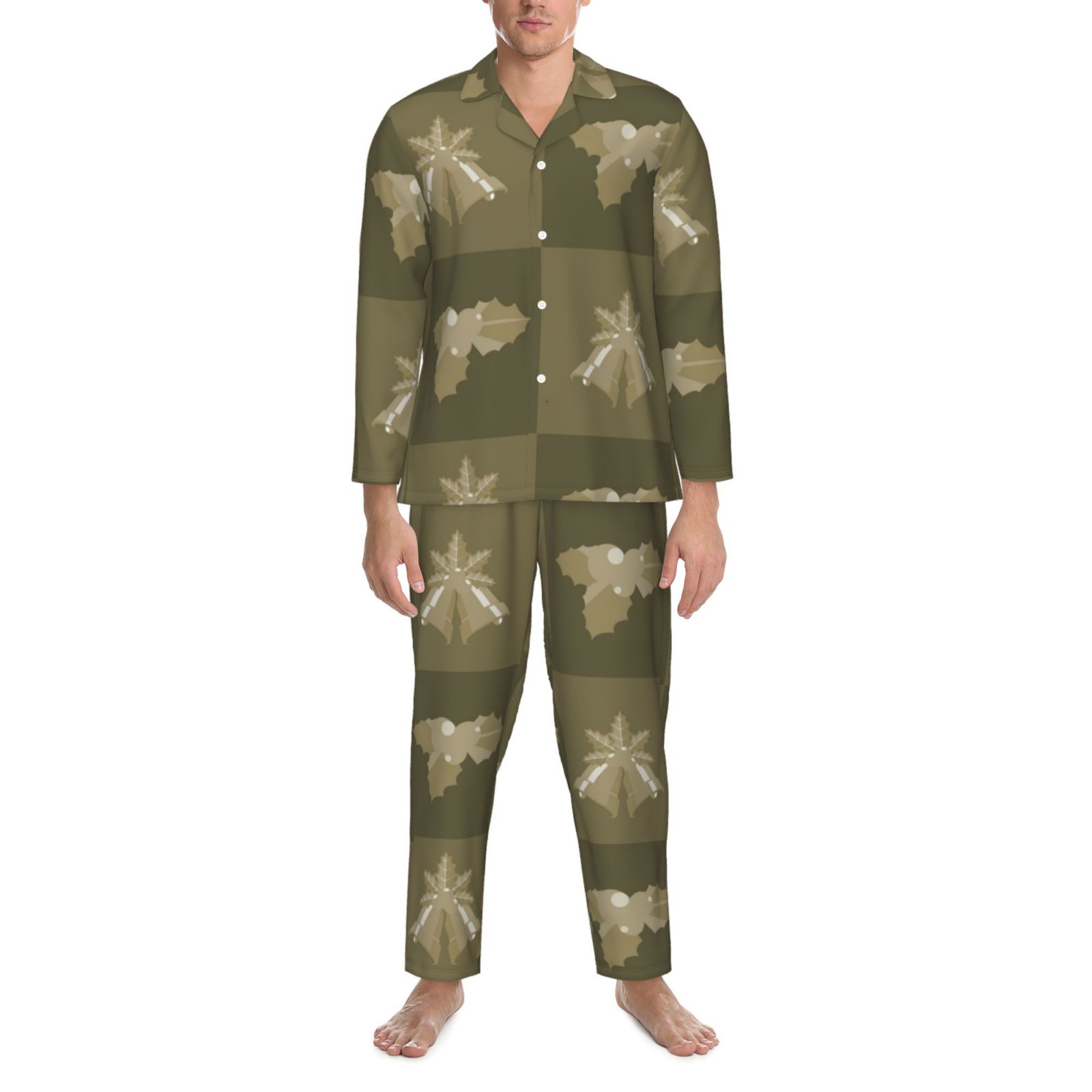 Men's Long-Sleeved Pajama Set