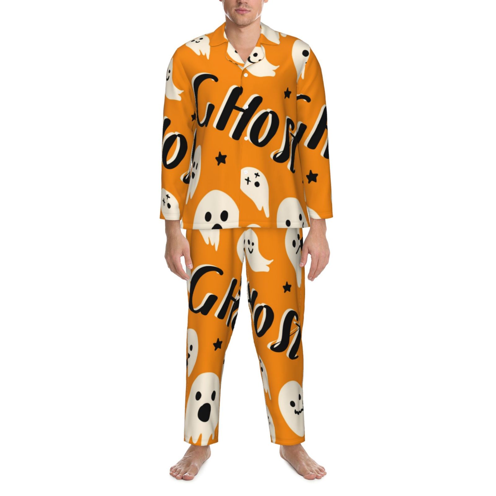 Men's Long-Sleeved Pajama Set