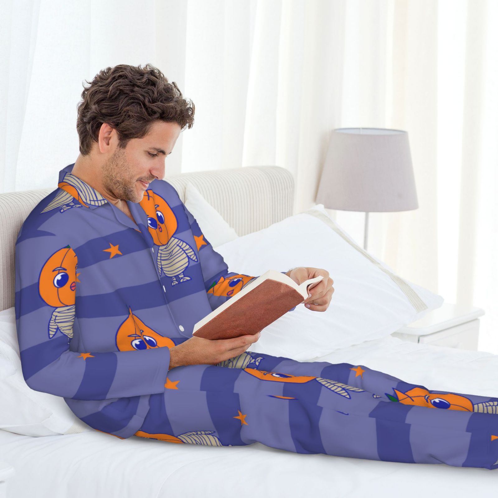 Men's Long-Sleeved Pajama Set