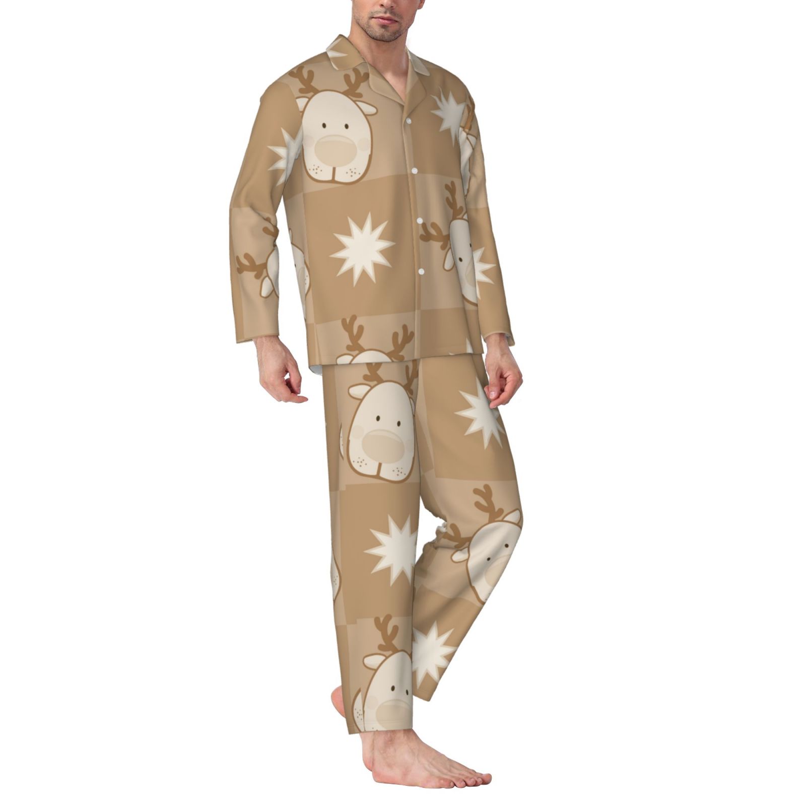 Men's Long-Sleeved Pajama Set