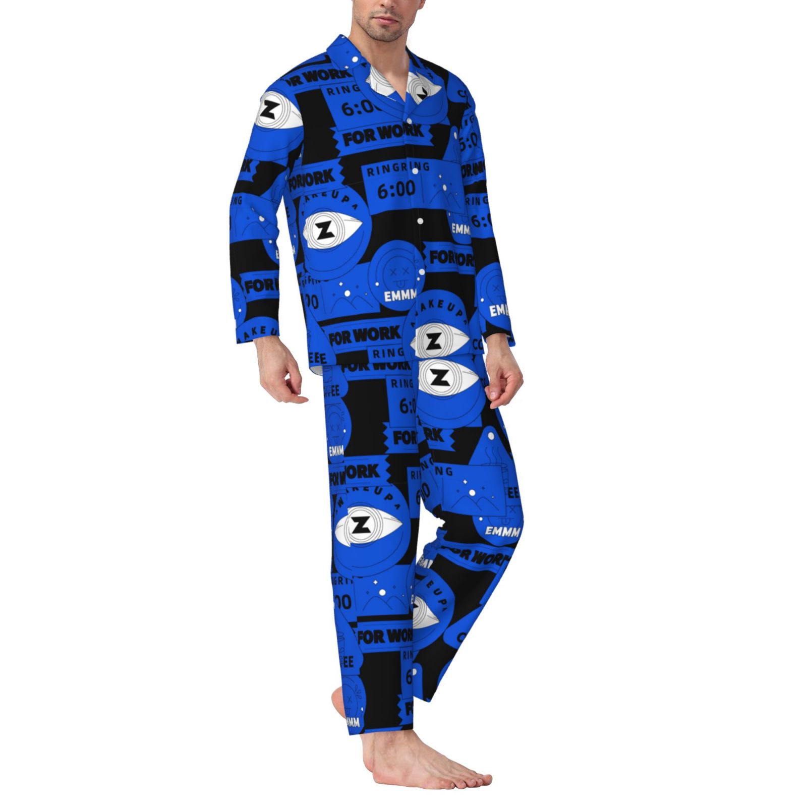 Men's Long-Sleeved Pajama Set