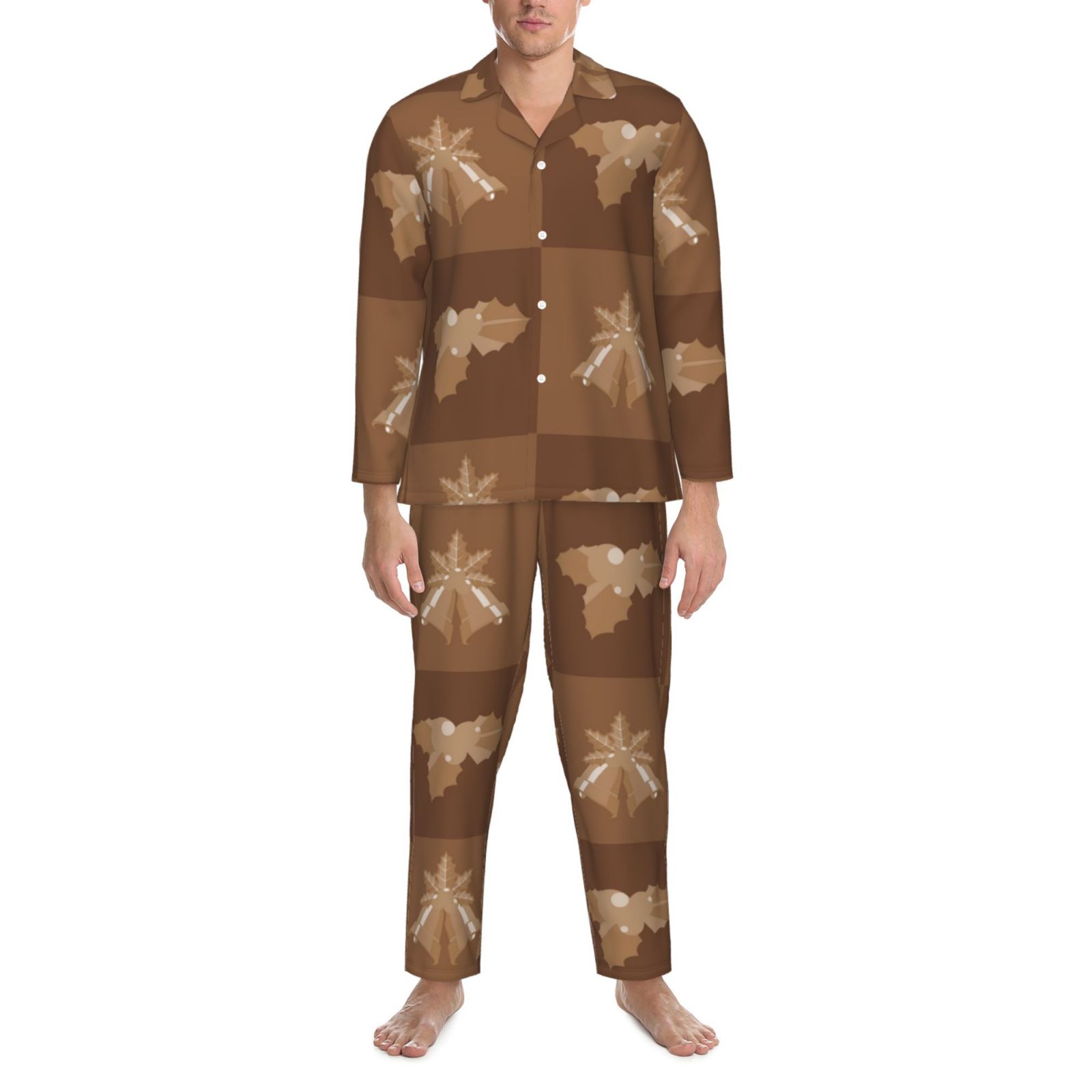 Men's Long-Sleeved Pajama Set