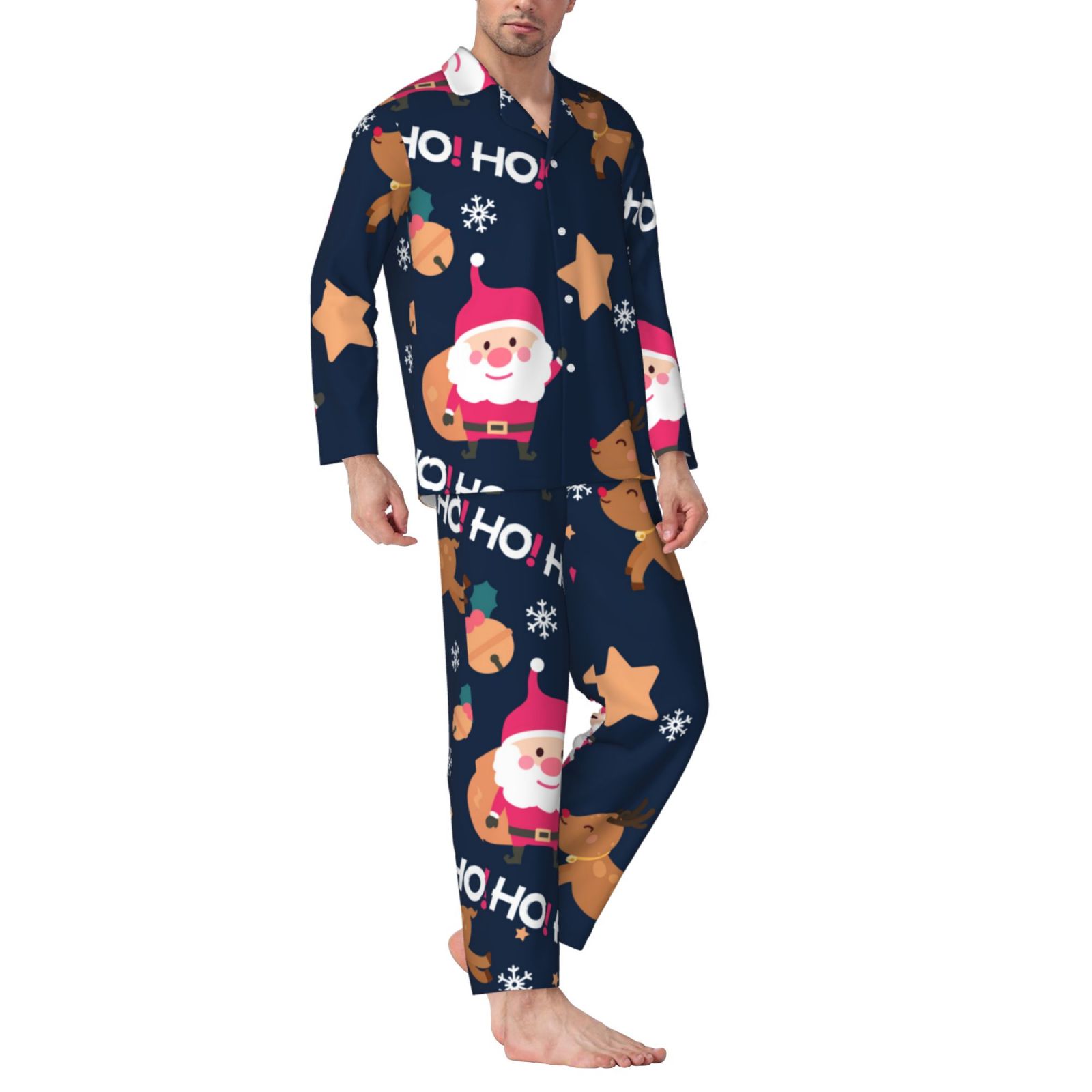 Men's Long-Sleeved Pajama Set