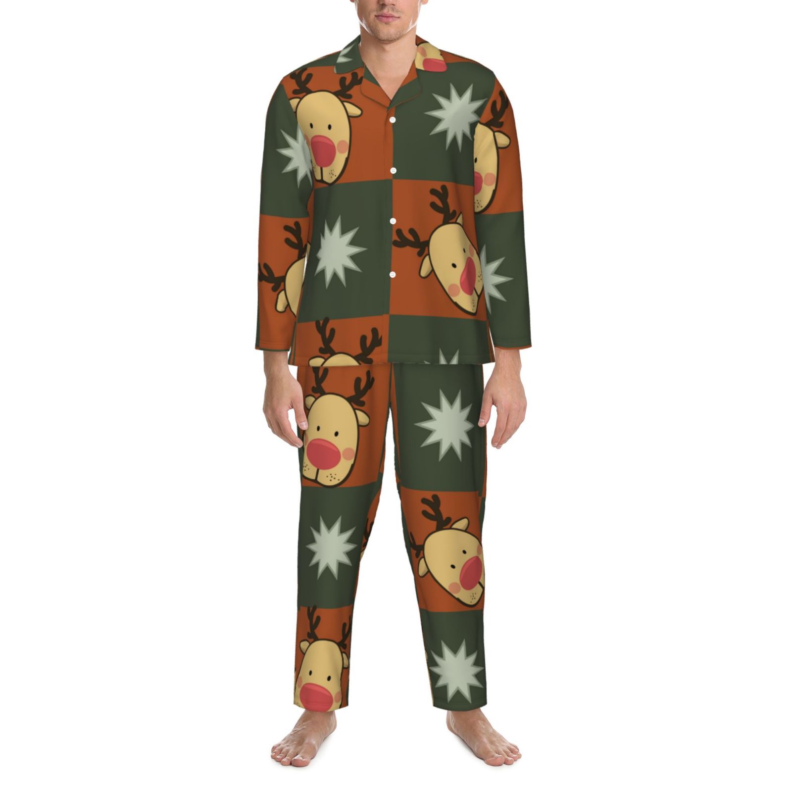 Men's Long-Sleeved Pajama Set