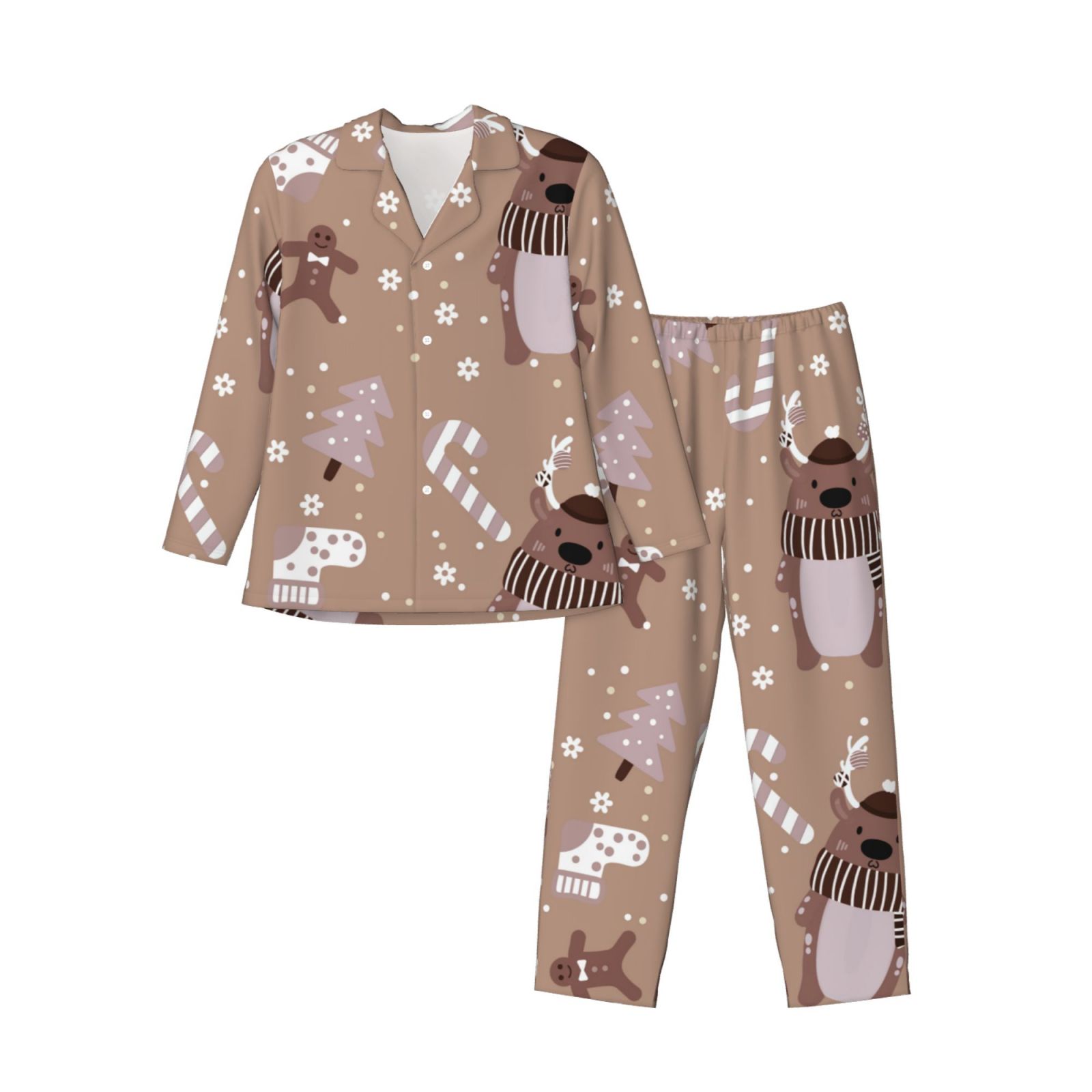 Men's Long-Sleeved Pajama Set