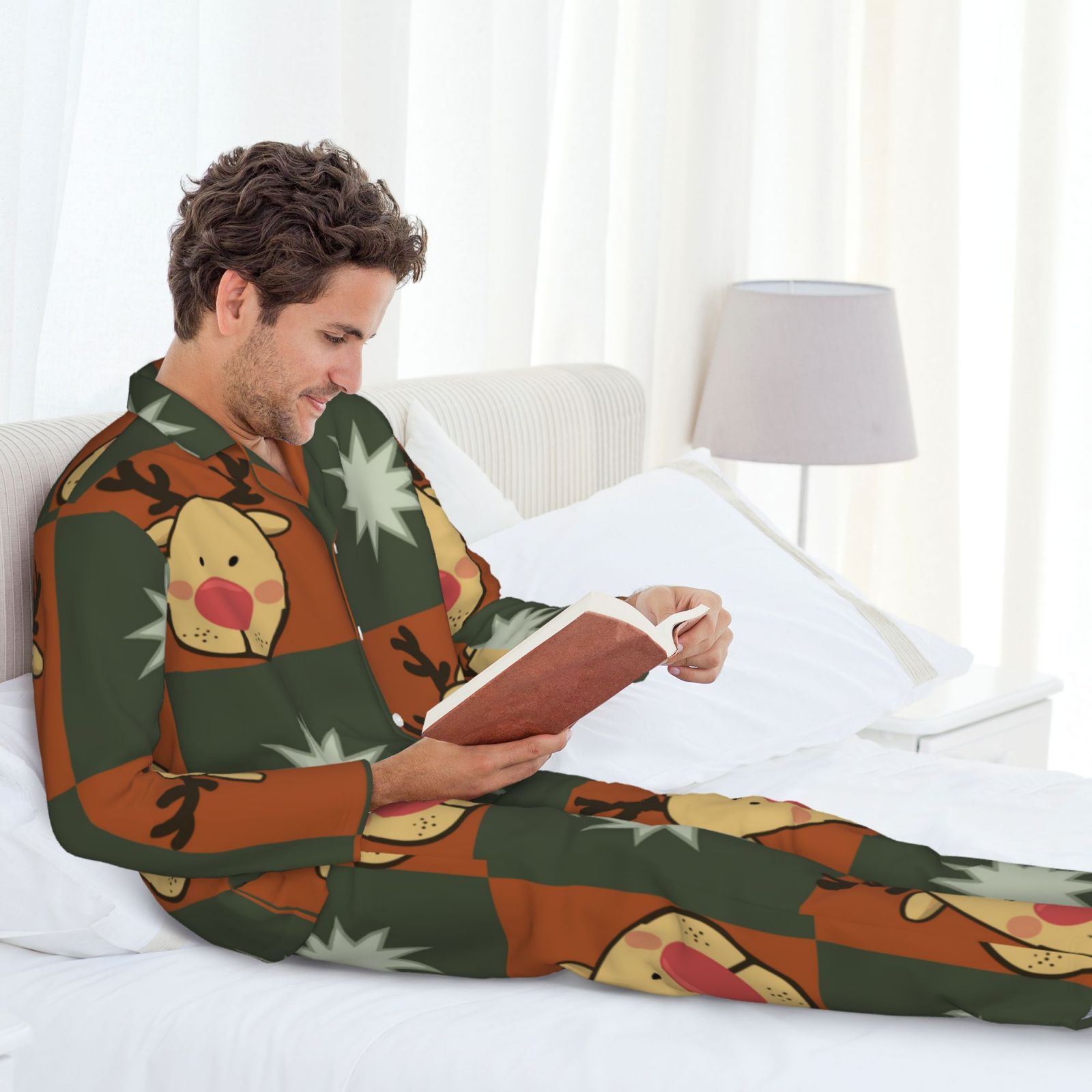 Men's Long-Sleeved Pajama Set