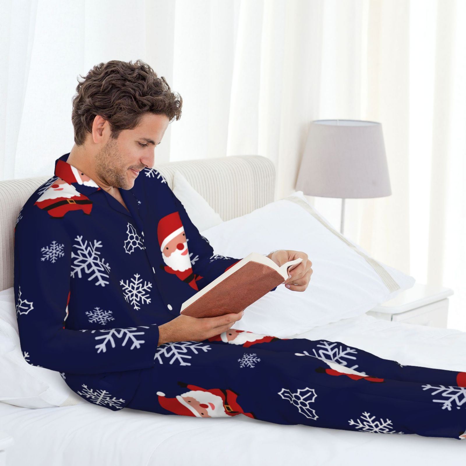 Men's Long-Sleeved Pajama Set