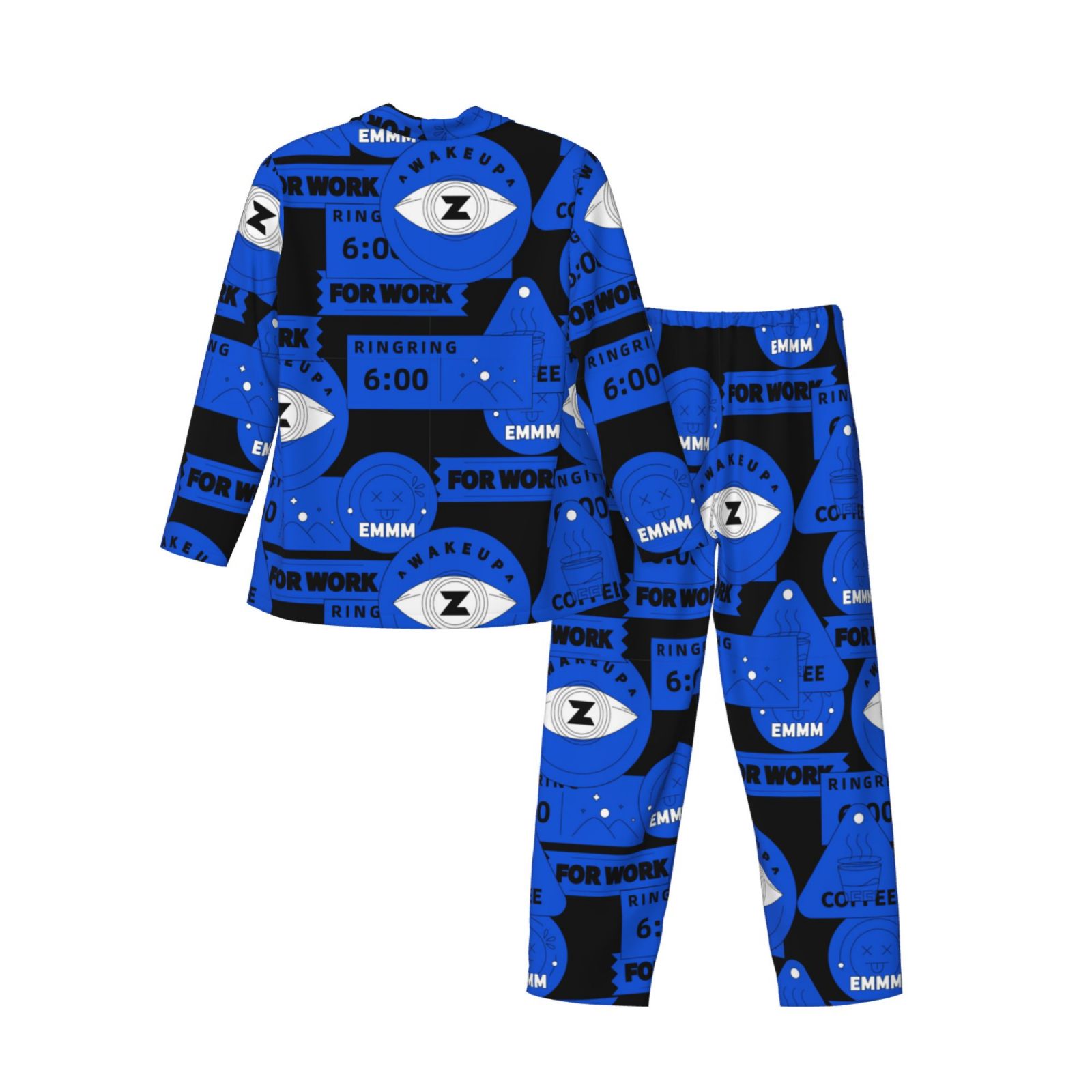 Men's Long-Sleeved Pajama Set