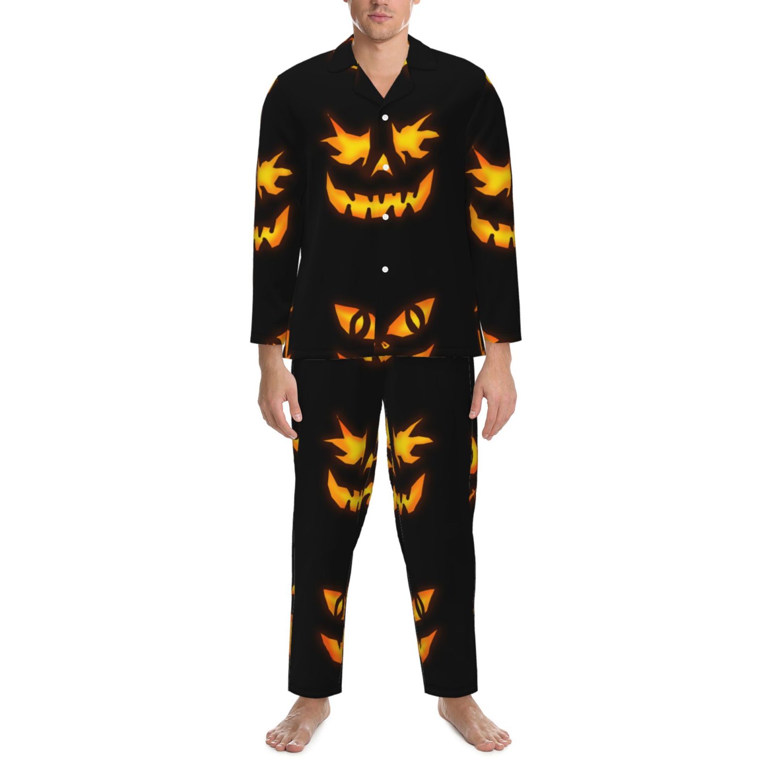 Men's Long-Sleeved Pajama Set