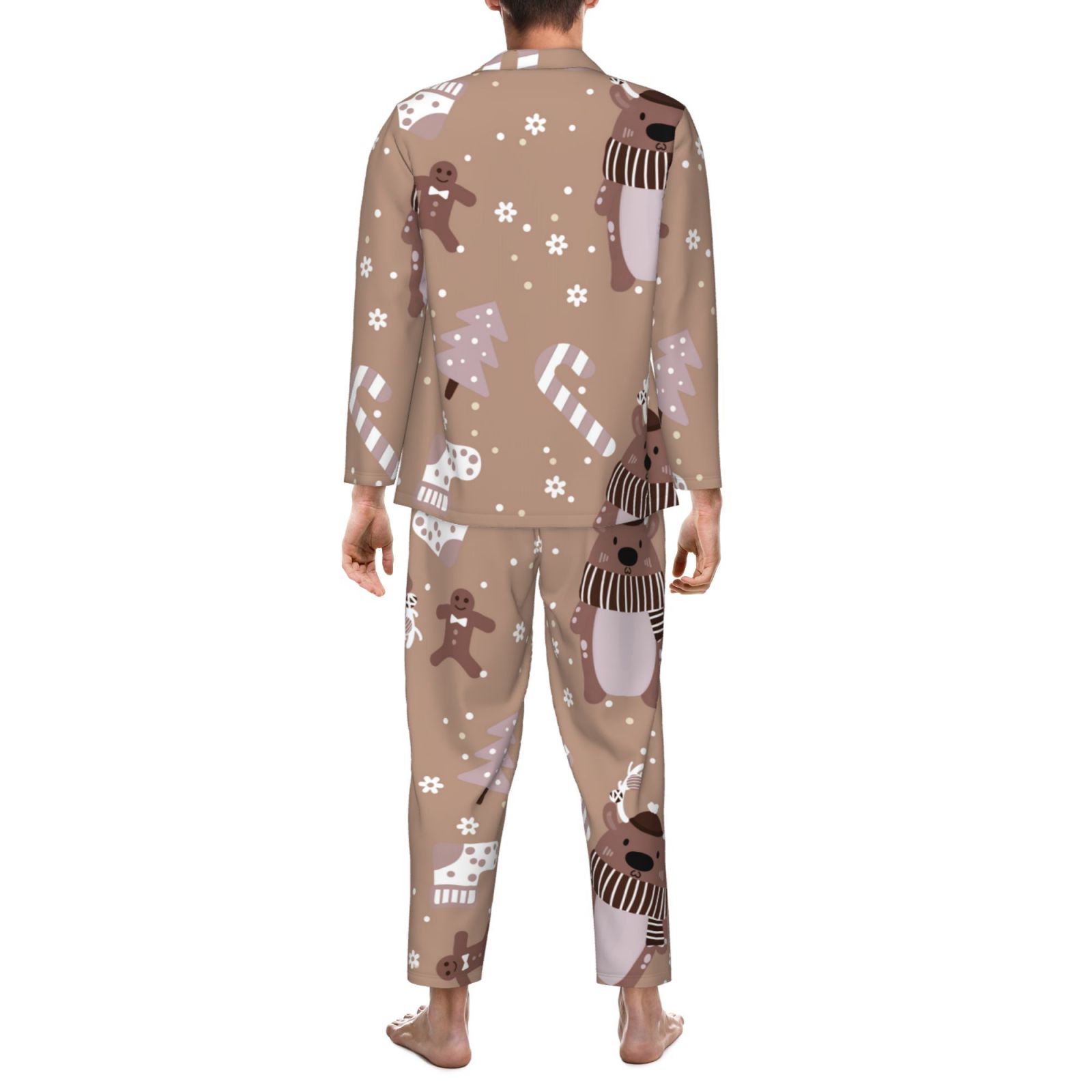 Men's Long-Sleeved Pajama Set