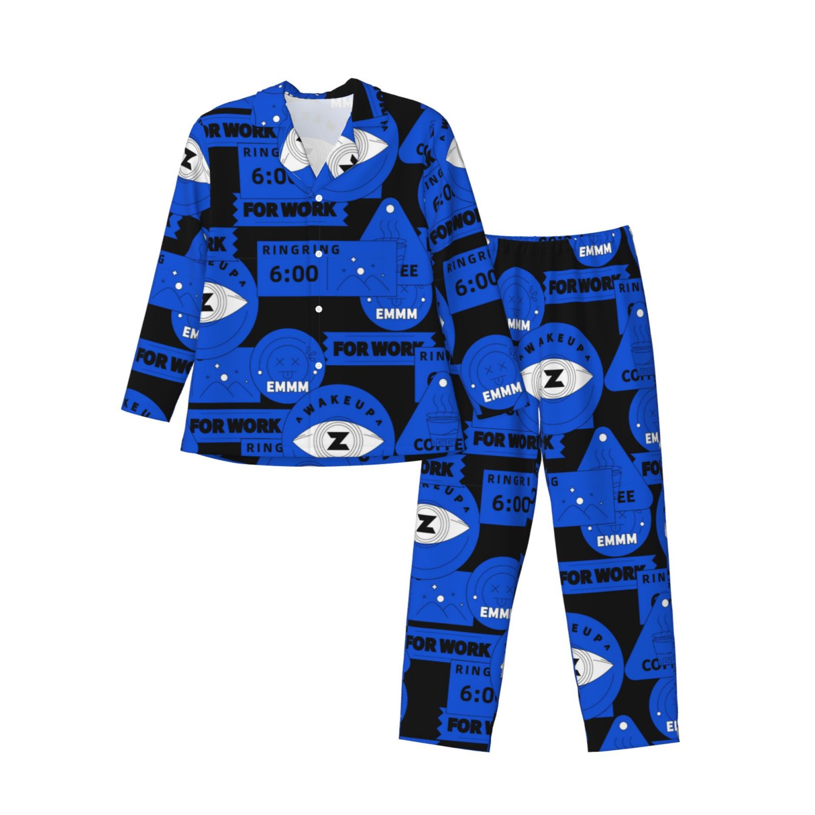 Men's Long-Sleeved Pajama Set